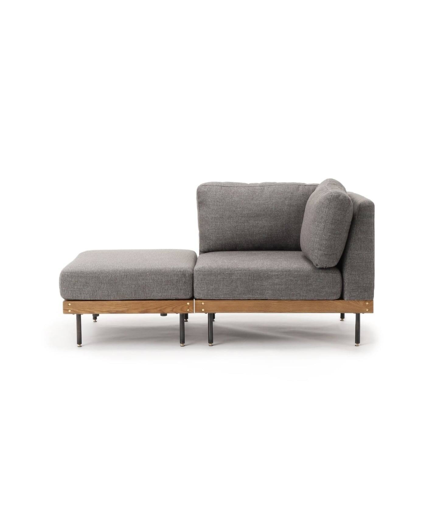 大型商品》LILLE CORNER SOFA リル コーナー ソファ グレー 2ND