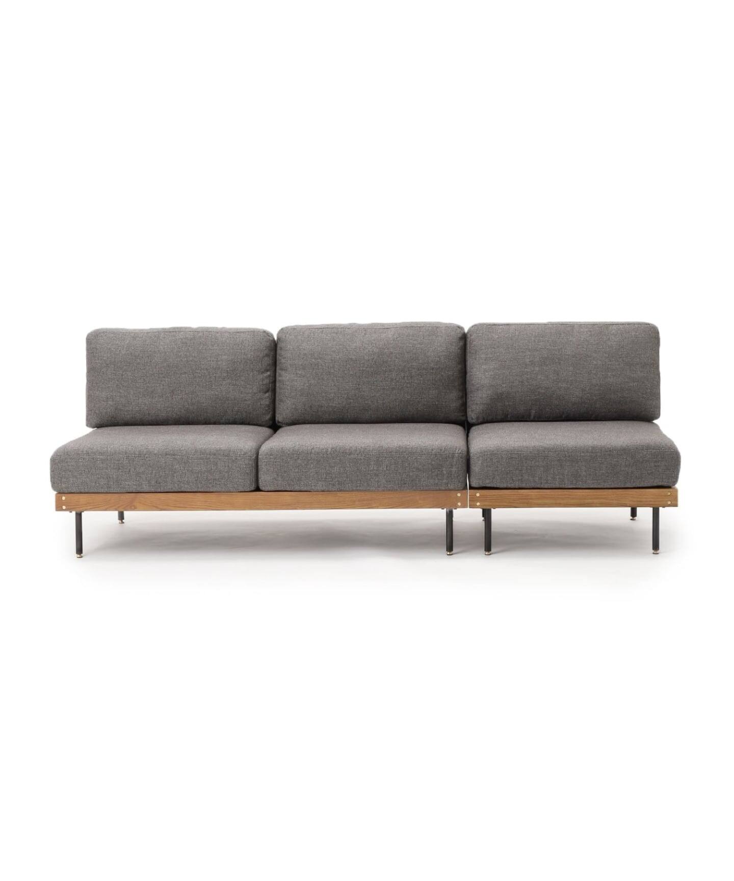 大型商品》LILLE CORNER SOFA リル コーナー ソファ グレー 2ND