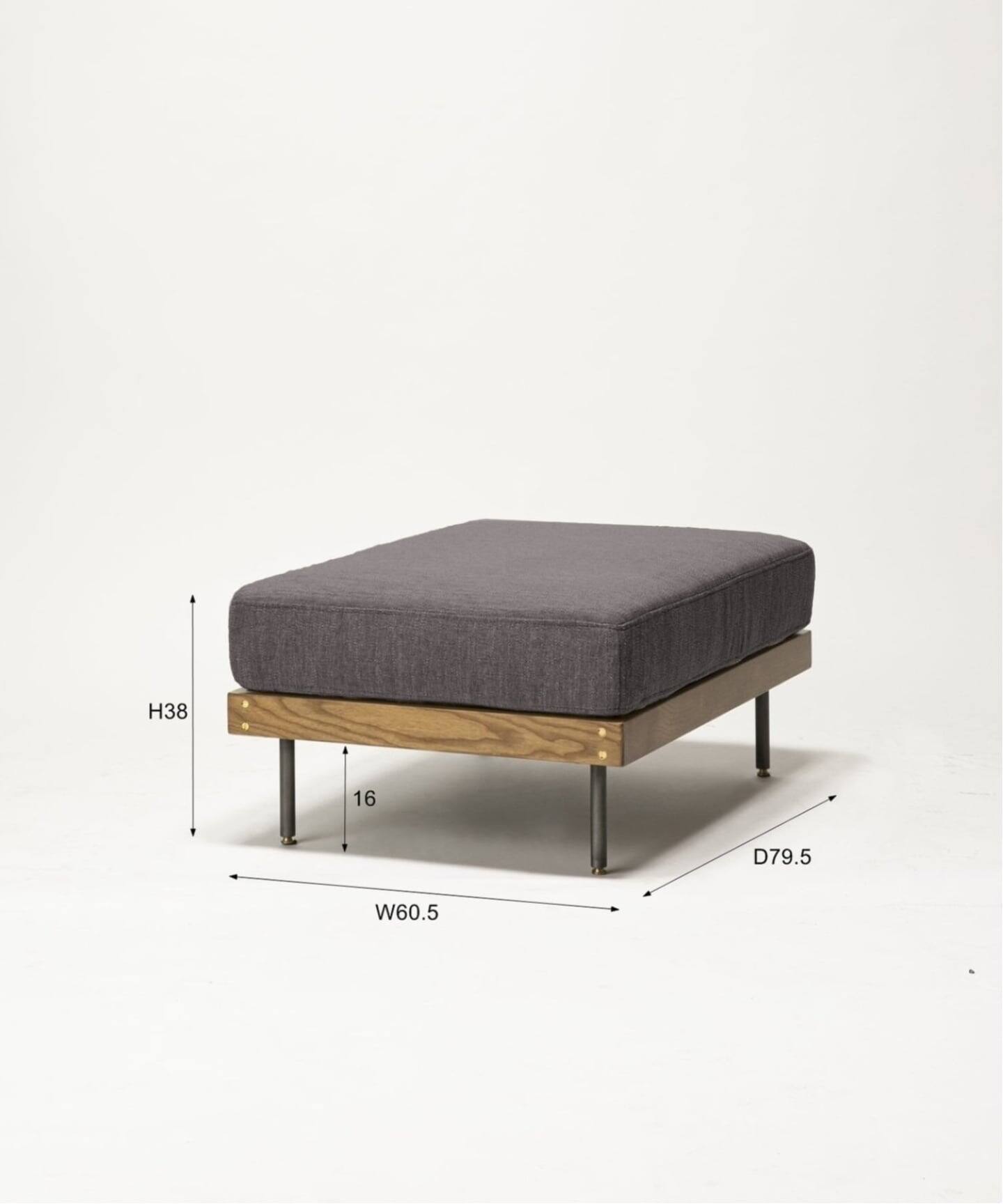 LILLE OTTOMAN リルオットマン グレー 2ND（ソファ）｜JOURNAL