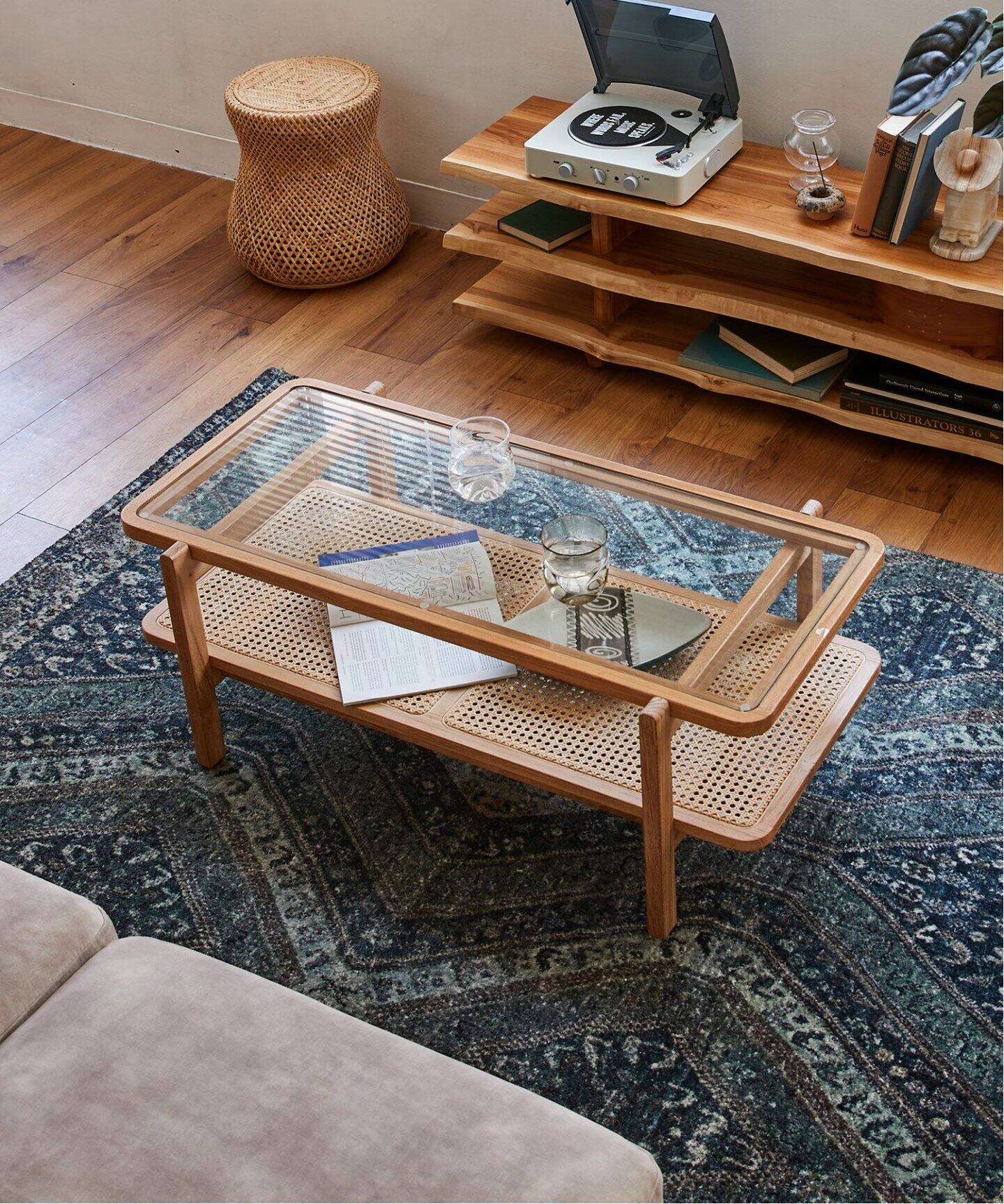 中型商品》【Sunflower Rattan/サンフラワーラタン】KAGOME TABLE  