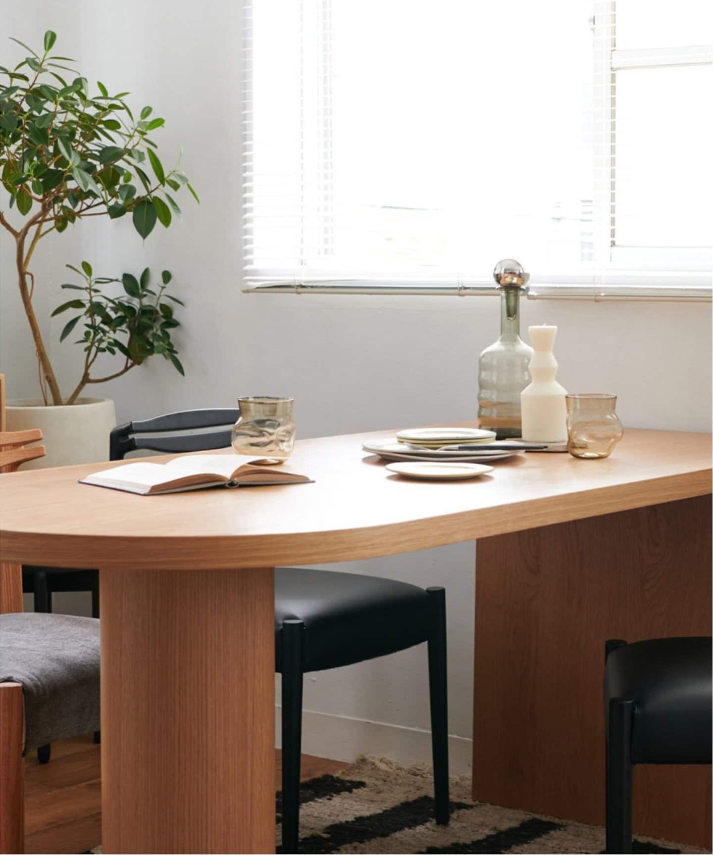 大型商品》PORTO DINING TABLE natural ポルト ダイニングテーブル