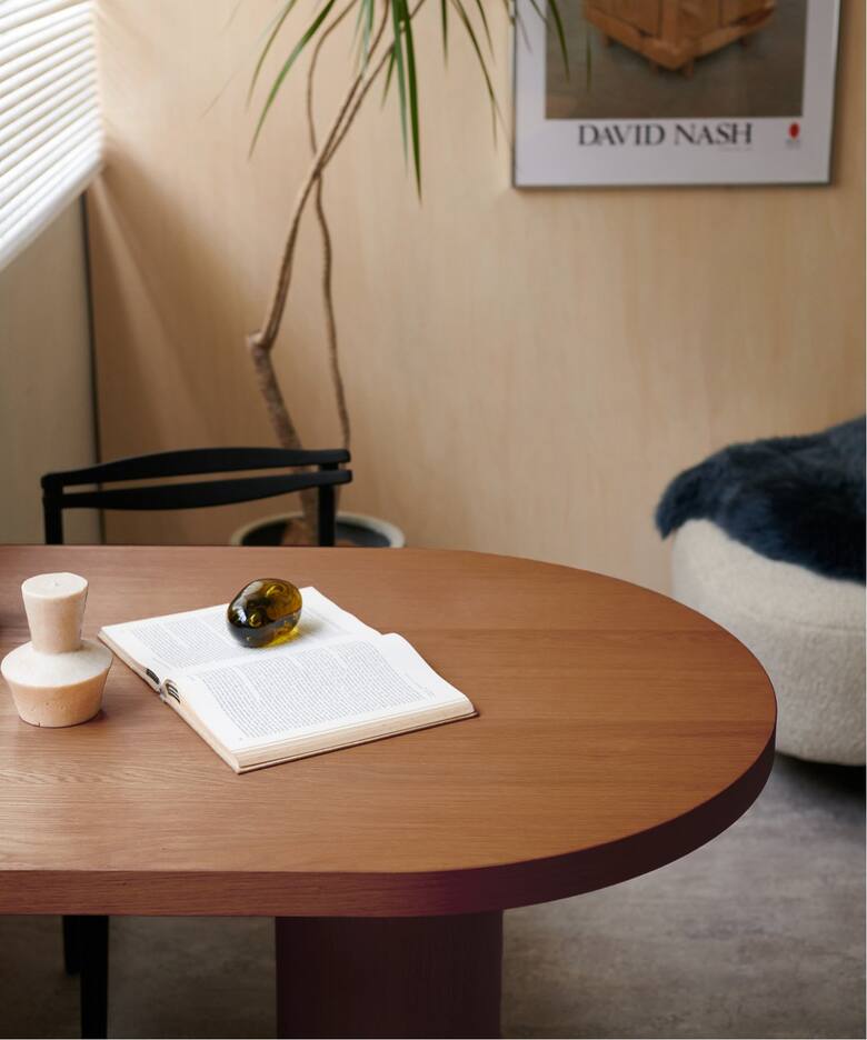 大型商品》PORTO DINING TABLE SMALL brown ポルト ダイニングテーブル 