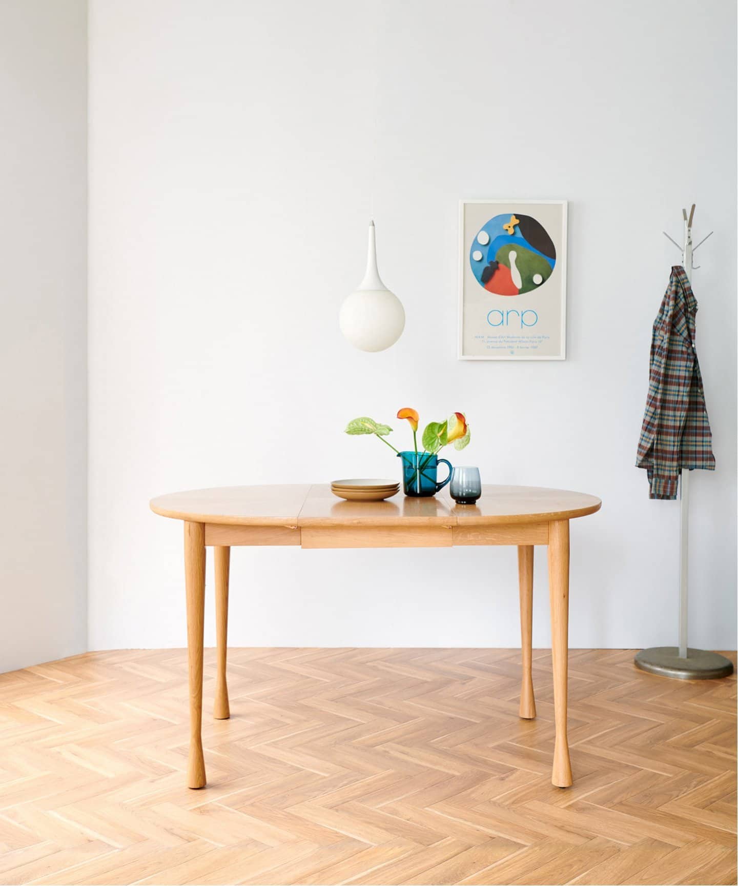 大型商品》AROS ROUND TABLE natural アロス ラウンド テーブル