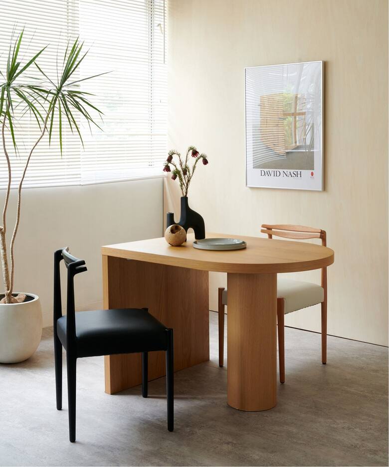 大型商品》PORTO DINING TABLE SMALL natural ポルト ダイニング 