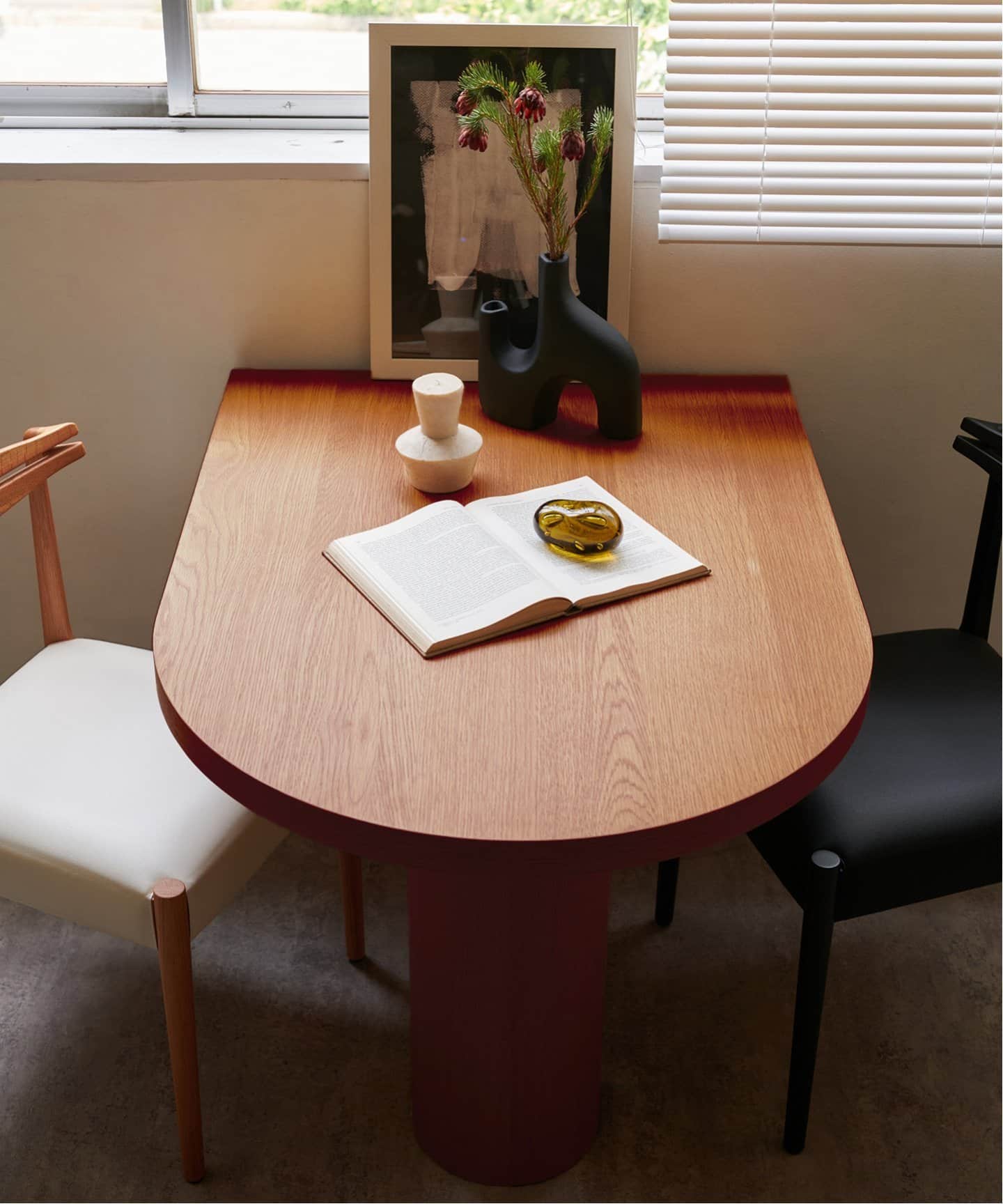 大型商品》PORTO DINING TABLE SMALL brown ポルト ダイニングテーブル