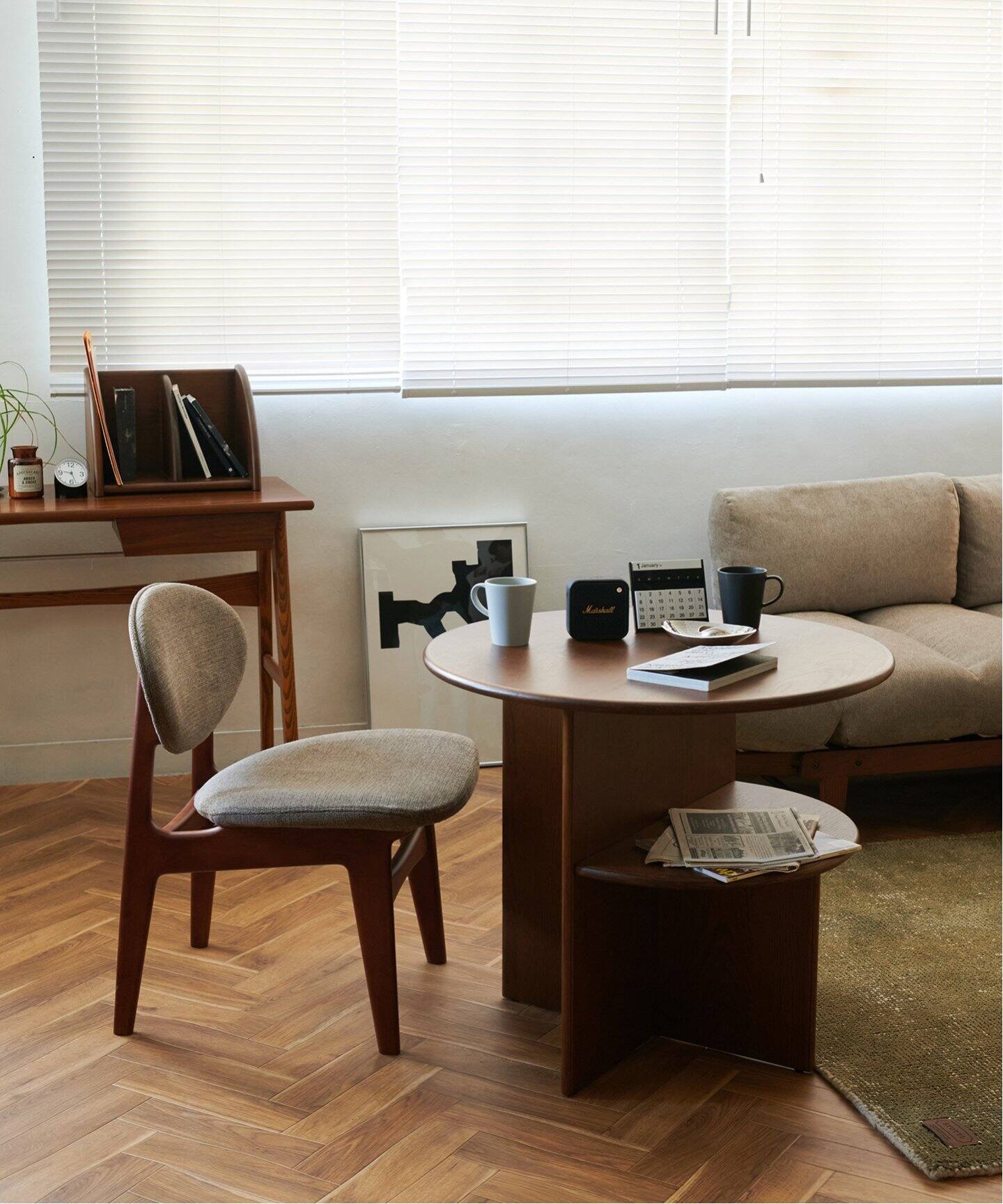 予約》《大型商品》PORTO LD TABLE brown ポルトLDテーブル（テーブル 