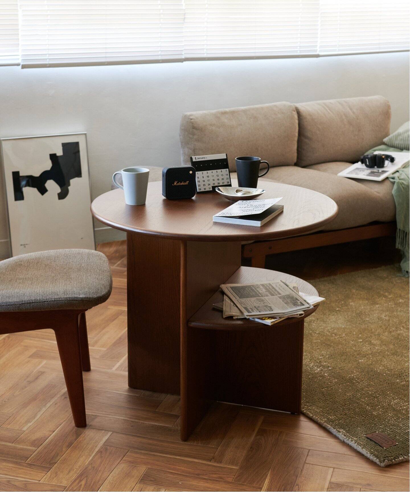 予約》《大型商品》PORTO LD TABLE brown ポルトLDテーブル（テーブル 