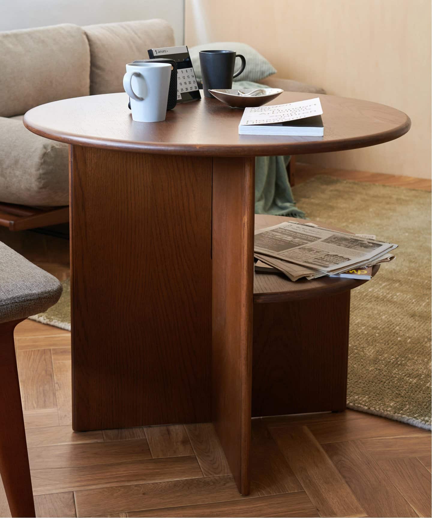 大型商品》PORTO LD TABLE brown ポルトLDテーブル（テーブル