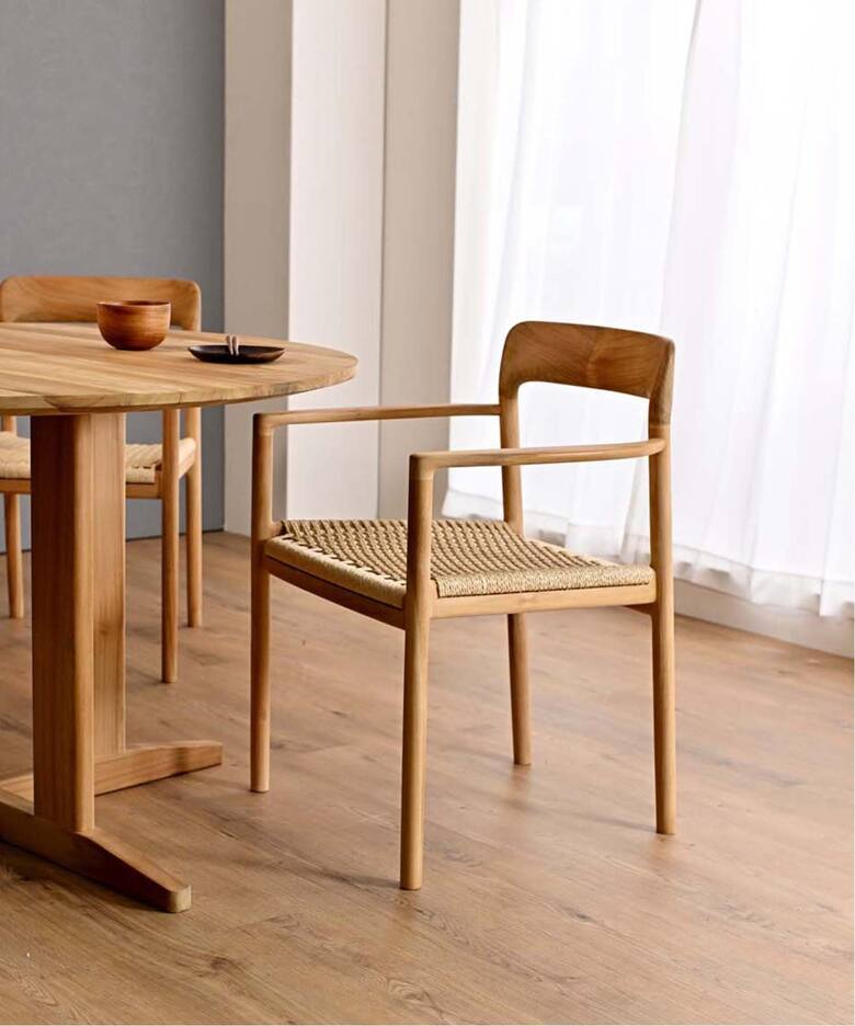 大型商品》【Sunflower Rattan/サンフラワーラタン】HOKOS CHAIR 