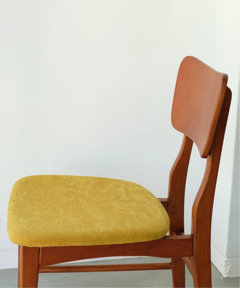大型商品》PHILLY CHAIR BR/Y チェア ブラウン/イエロー（チェア 