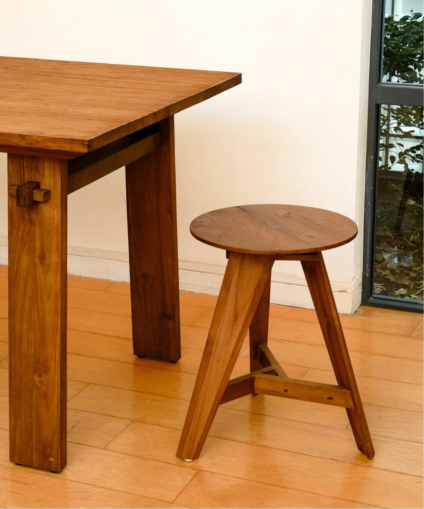 JOURNAL STANDARD FURNITURE CHINON HIGH STOOL WOOD