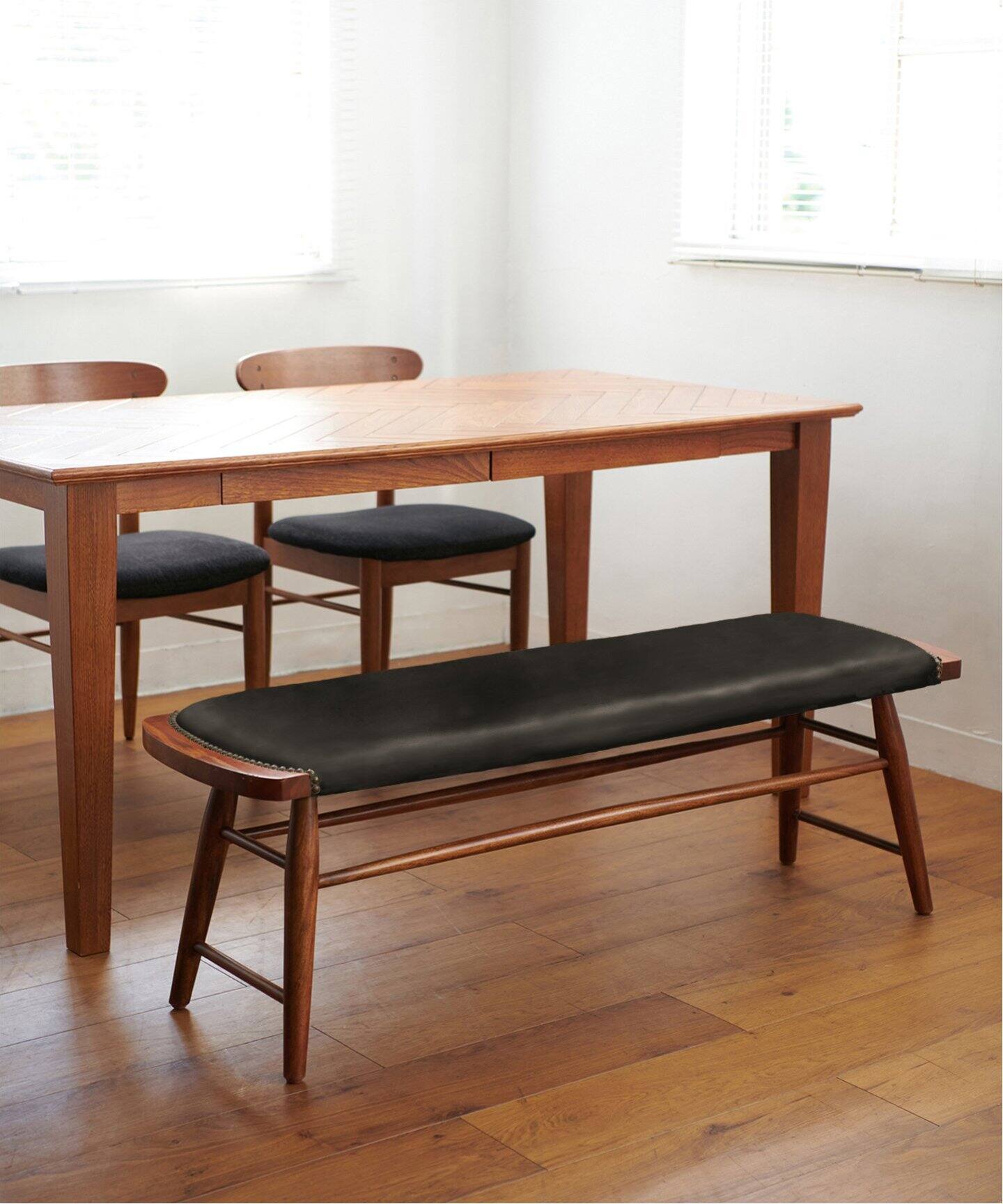 中型商品》OAKS BENCH PVC BK オークスベンチ（チェア）｜ACME 