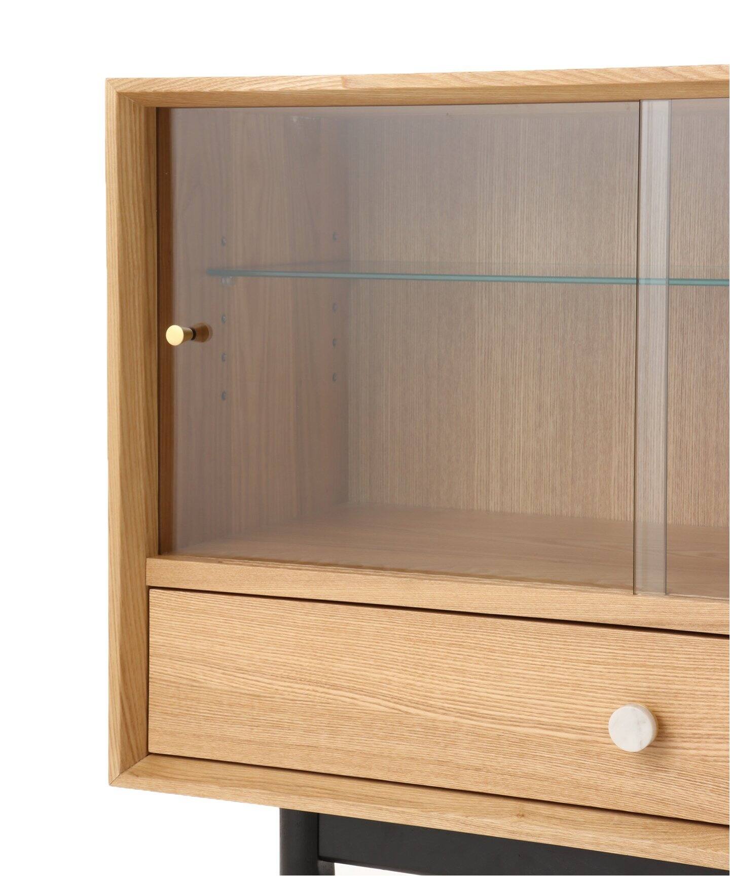 大型商品》PORTO STACKING GLASS SHELF ポルト ガラス シェルフ（収納