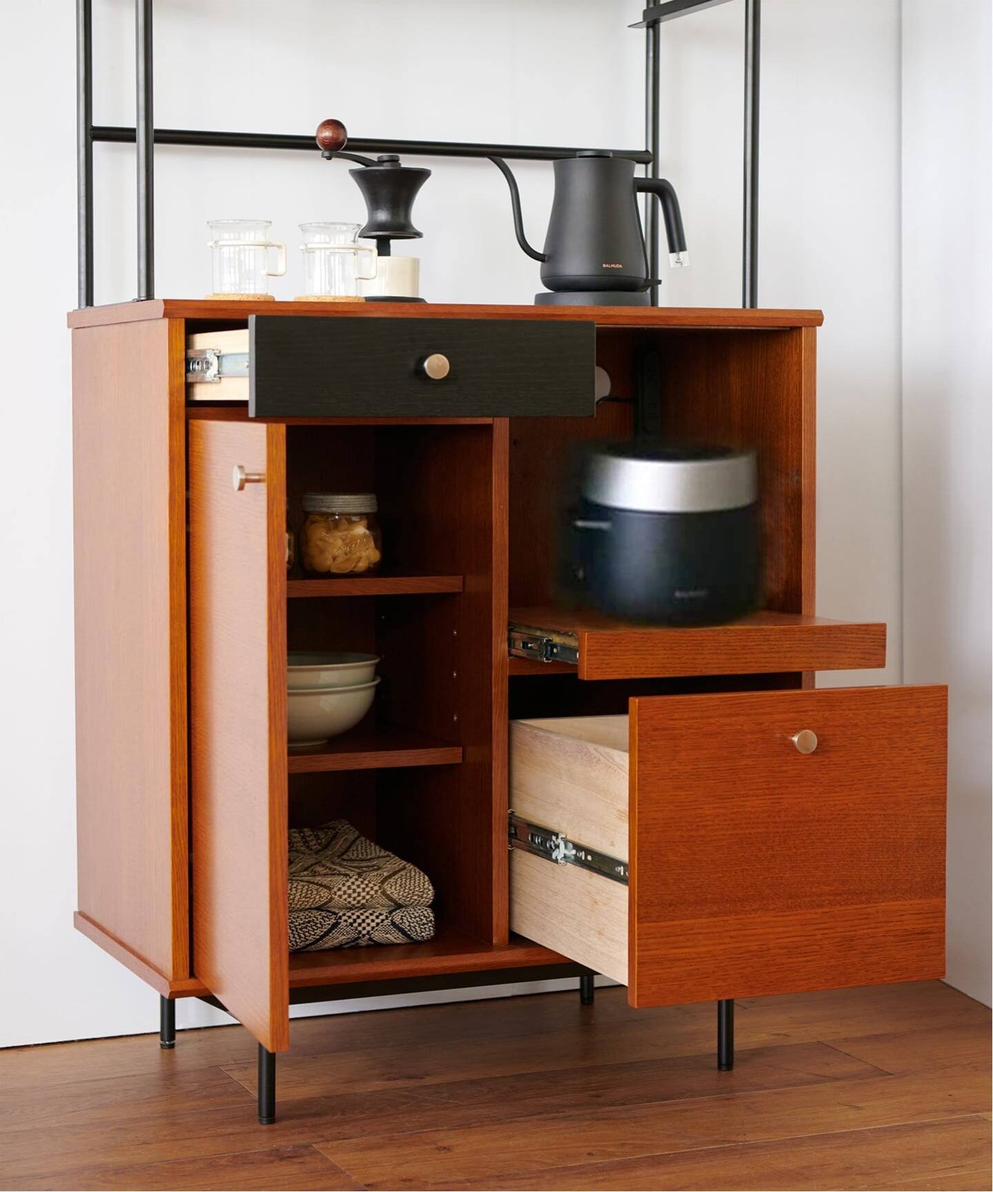 JOURNAL STANDARD FURNITURE ハビタキッチンボードS 大型商品》HABITAT KITCHEN BOARD-S ハビタキッチンボードS（収納家具