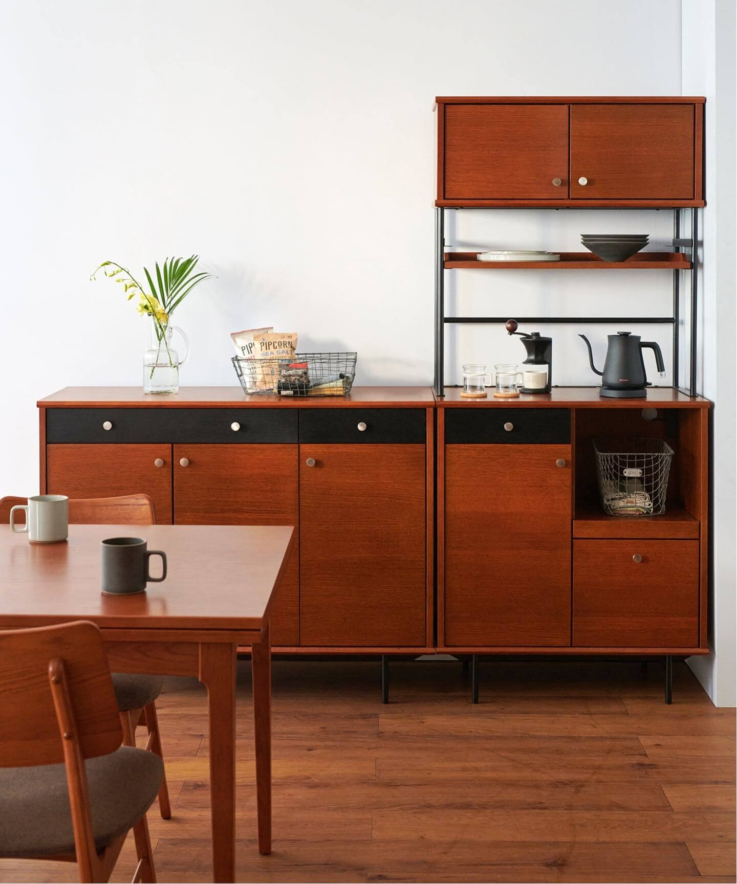 JOURNAL STANDARD FURNITURE ハビタキッチンボードL 大型商品》HABITAT KITCHEN BOARD-S ハビタキッチンボードS（収納家具