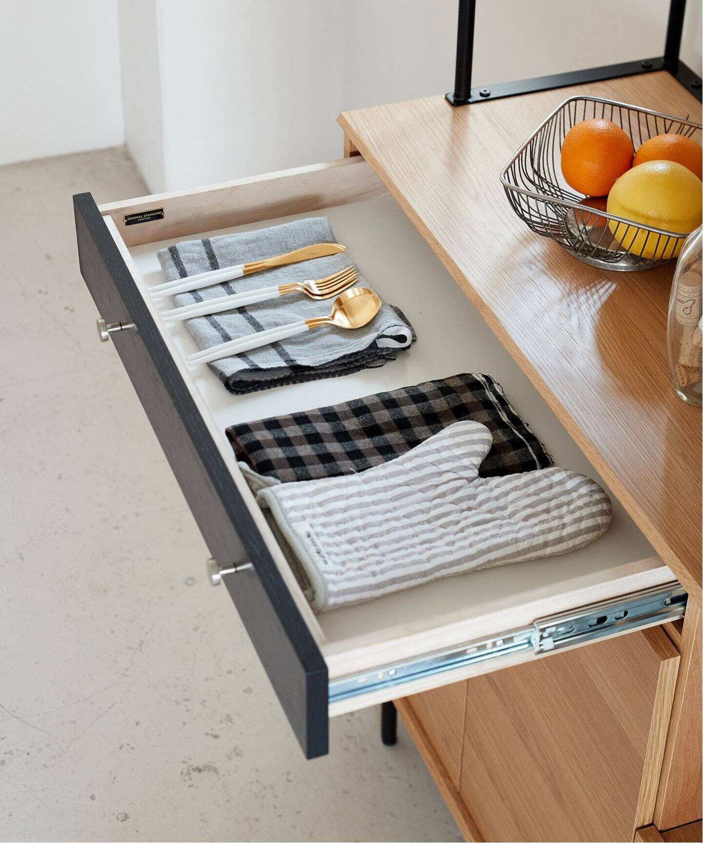 大型商品》HABITAT KITCHEN BOARD-L (NT) ハビタキッチンボードL（収納