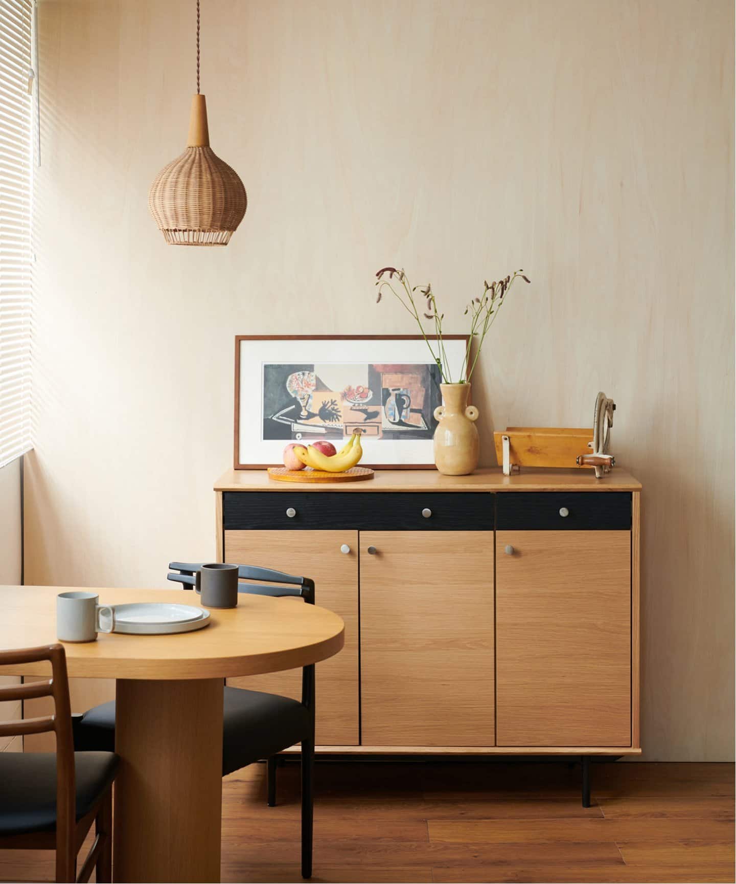 大型商品》HABITAT KITCHEN COUNTER-L (NT) ハビタキッチンカウンターL