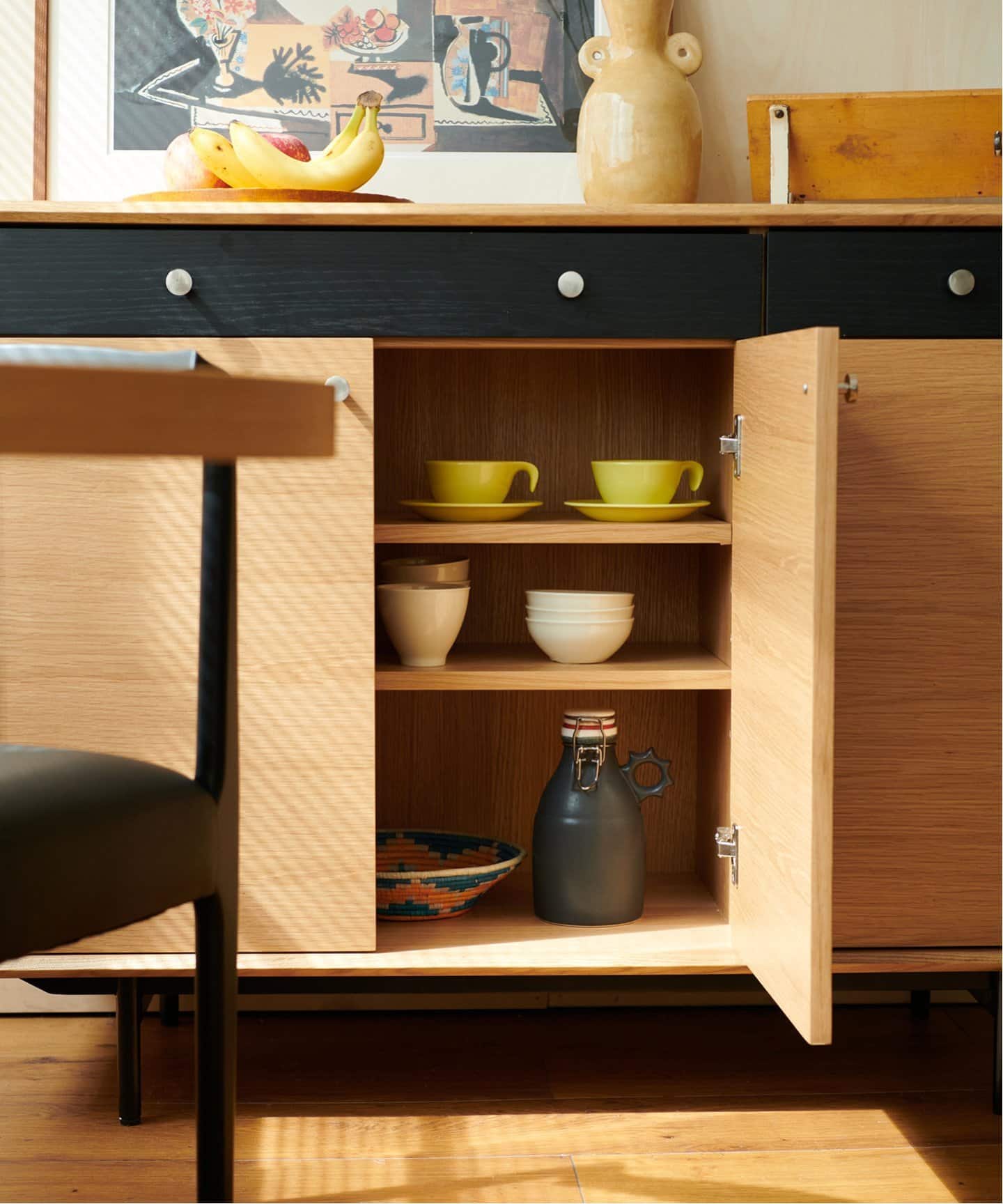 大型商品》HABITAT KITCHEN COUNTER-L (NT) ハビタキッチンカウンターL