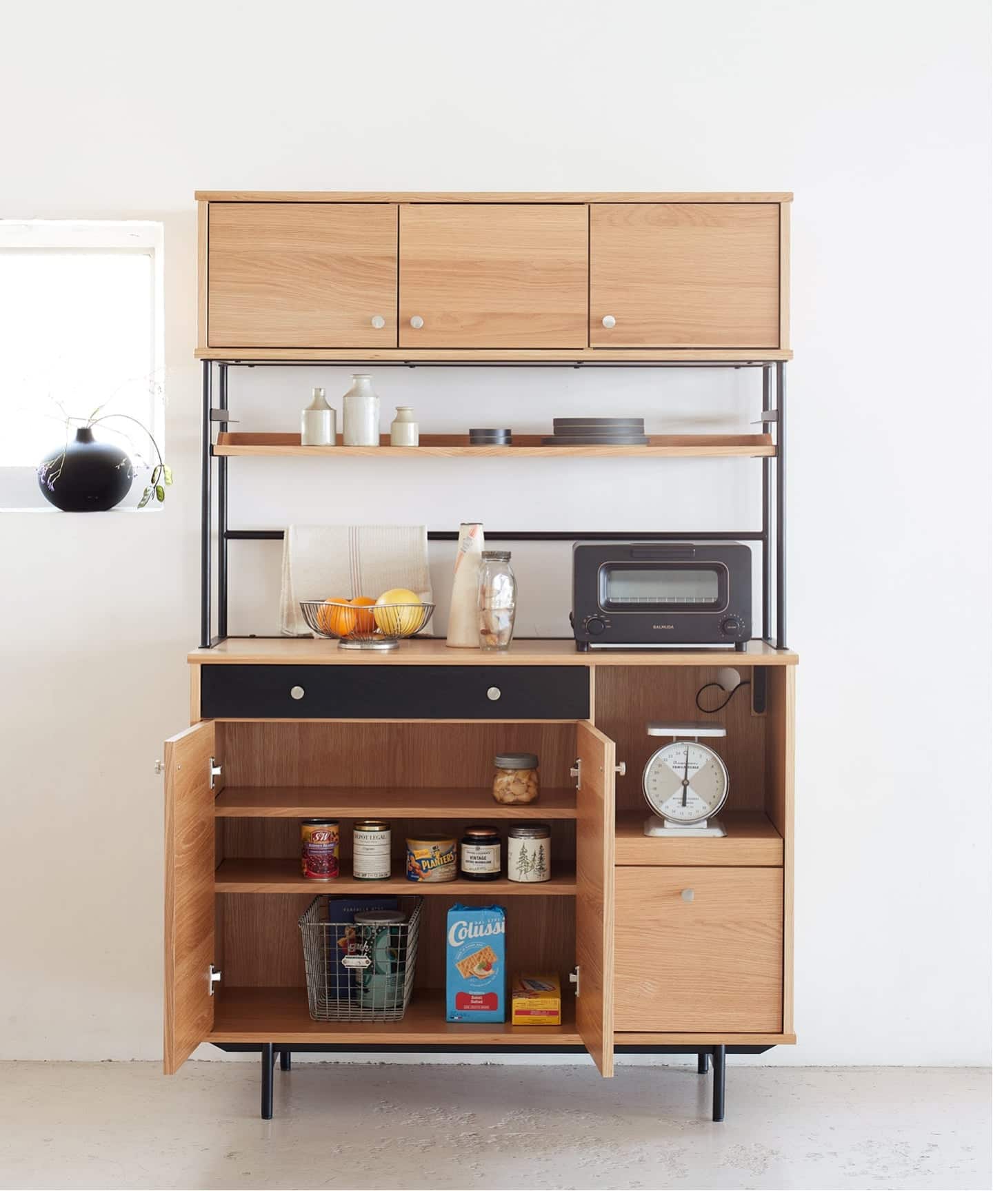 大型商品》HABITAT KITCHEN BOARD-L (NT) ハビタキッチンボードL（収納