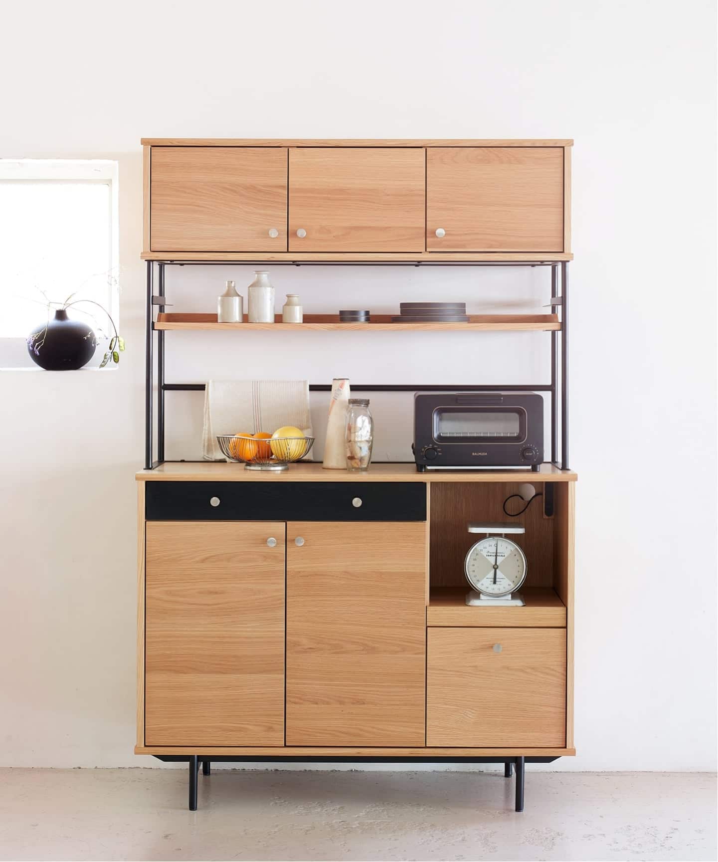 大型商品》HABITAT KITCHEN BOARD-L (NT) ハビタキッチンボードL（収納