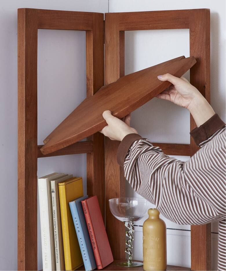 大型商品》TROY CORNER SHELF L トロイコーナーシェルフ（収納家具 