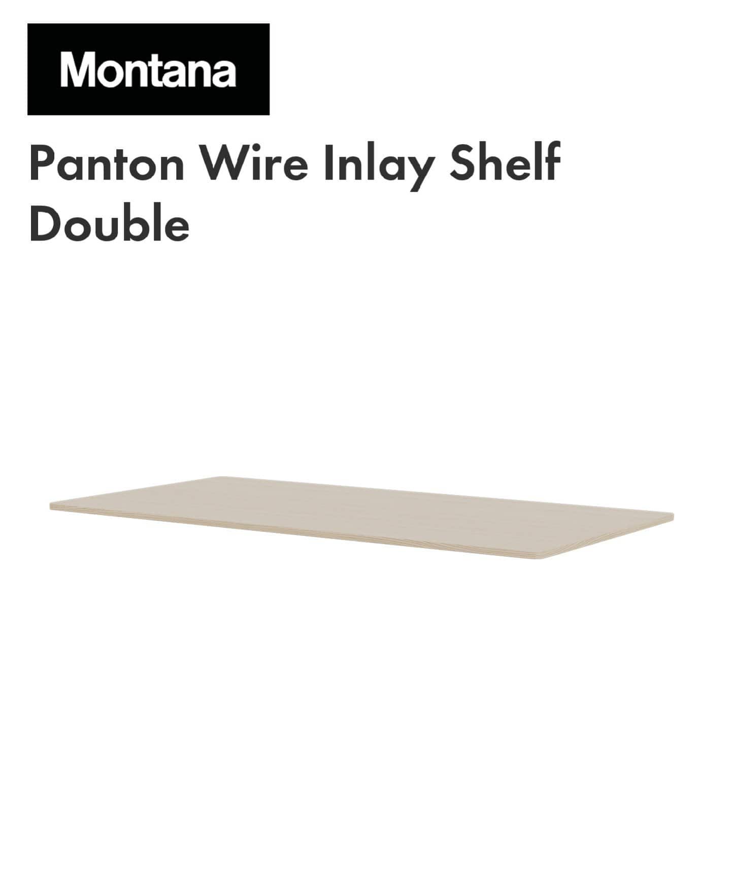 Montana/モンタナ】Panton Wire Inlay Shelf Double Veneer White Oak