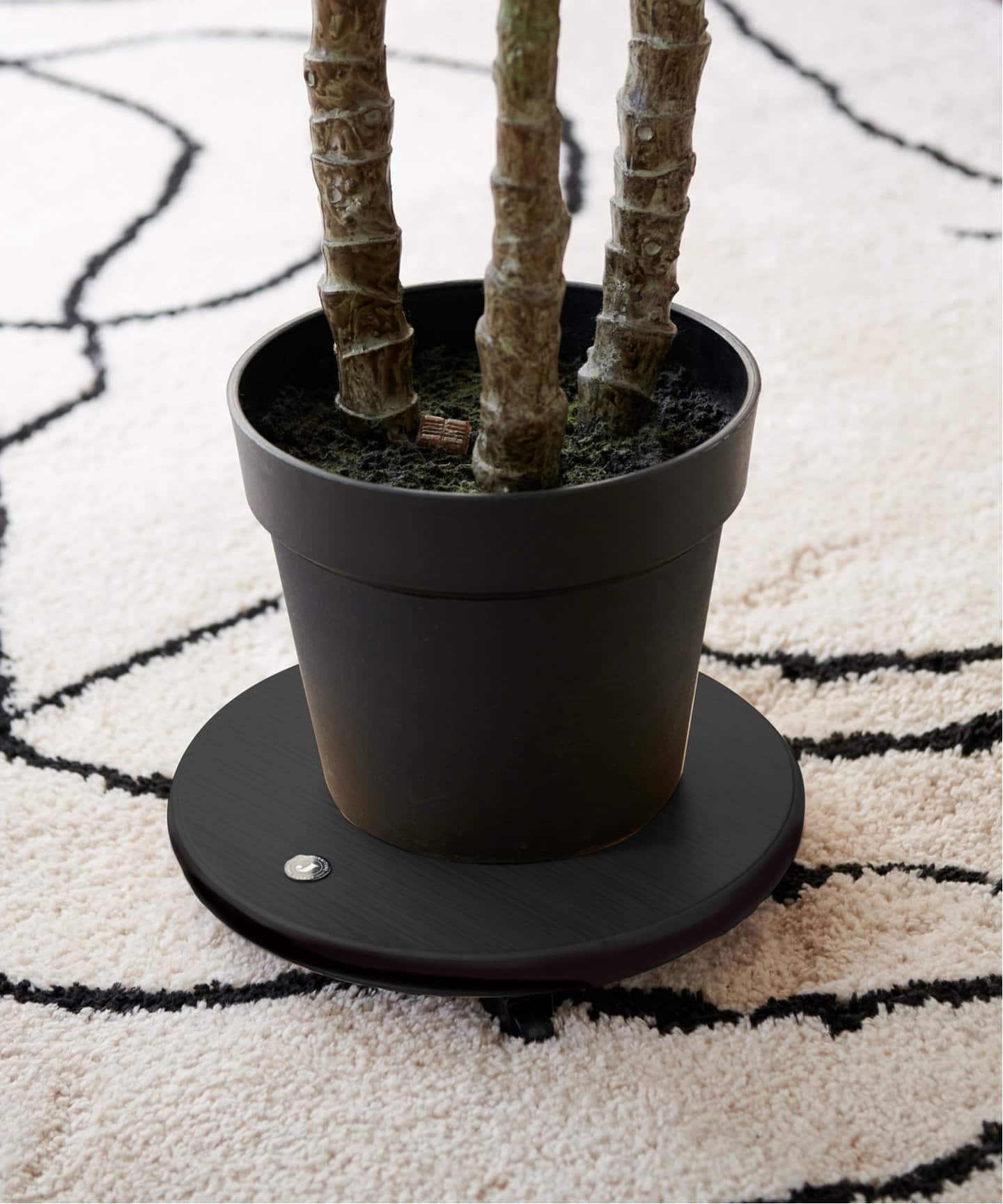 JSF PLANT CADDY-round(S) キャスター付き 植木鉢台（収納家具