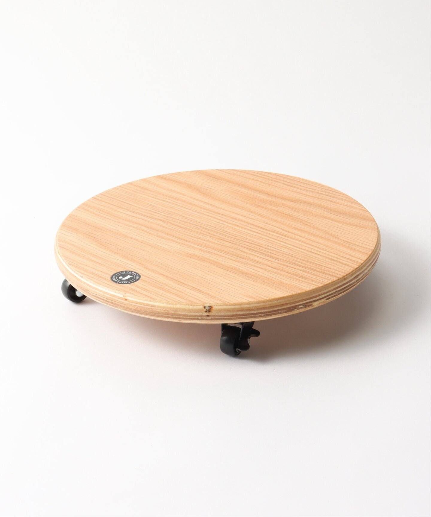 JSF PLANT CADDY-round(L) キャスター付き 植木鉢台（収納家具