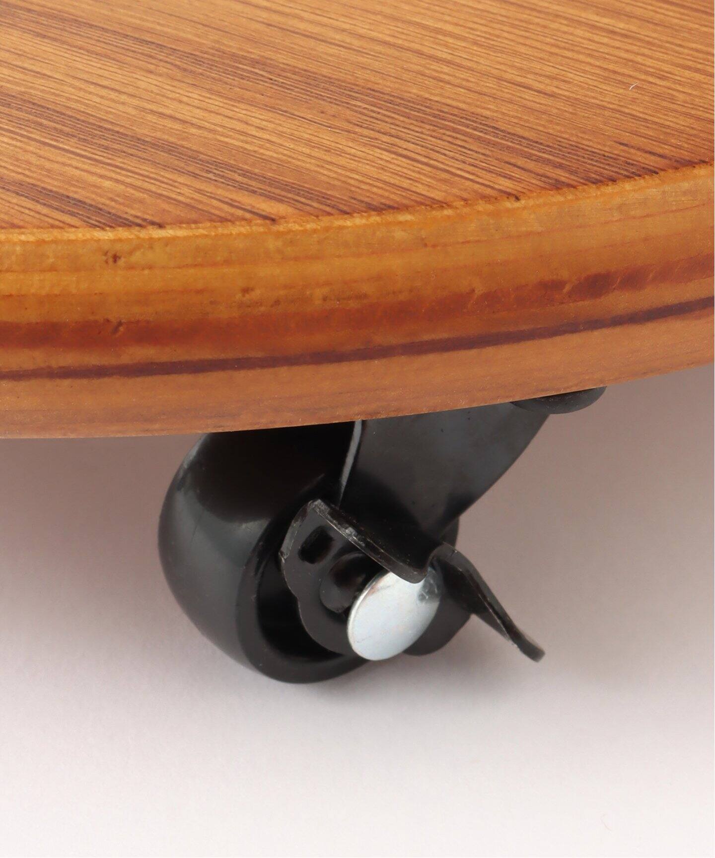 journal standard◆ 木製パッチワーク円卓 金属キャスター付き journal standard◇ 木製パッチワーク卓 金属キャスター付き