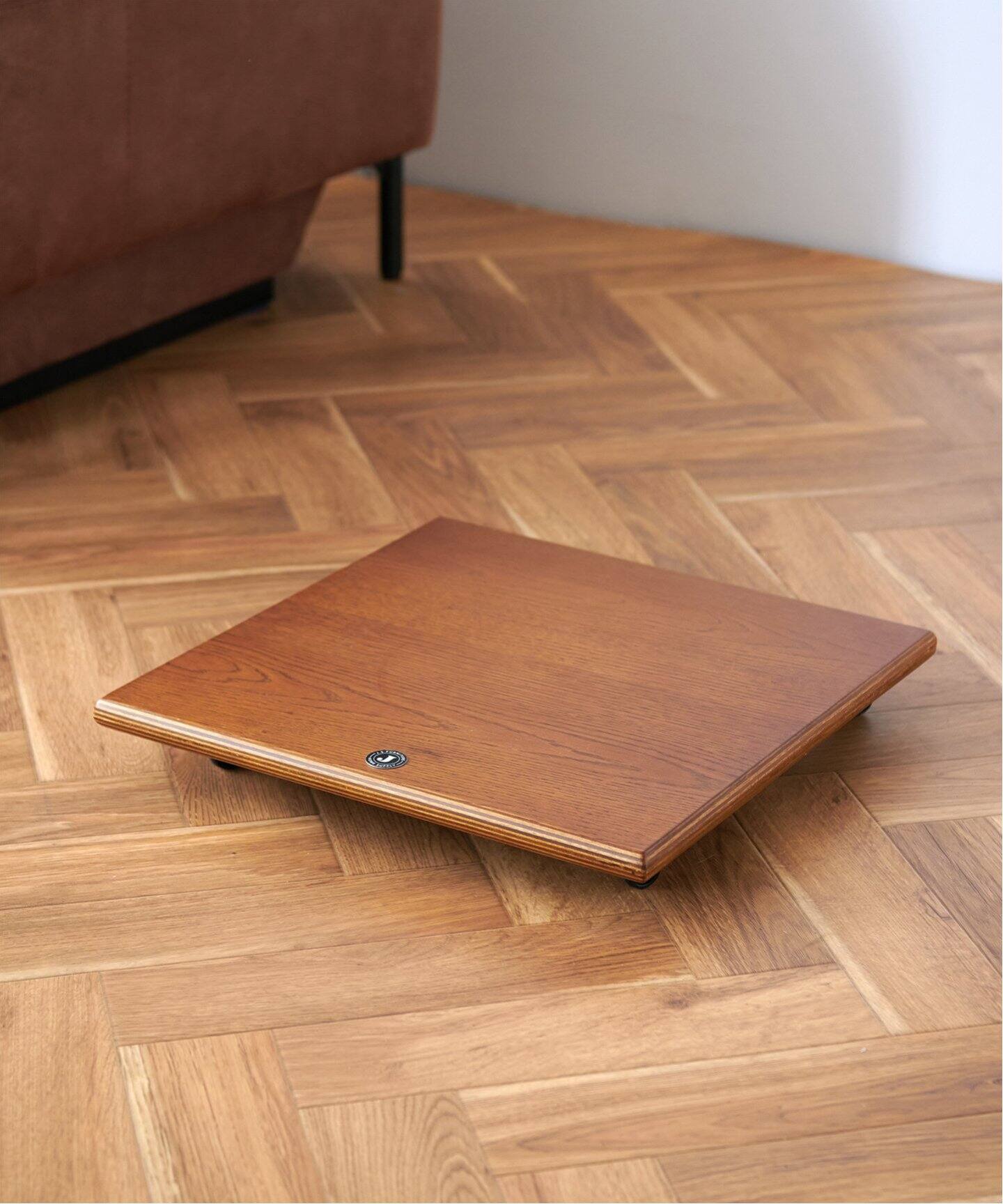 journal standard◆ 木製パッチワーク円卓 金属キャスター付き journal standard◇ 木製パッチワーク卓 金属キャスター付き