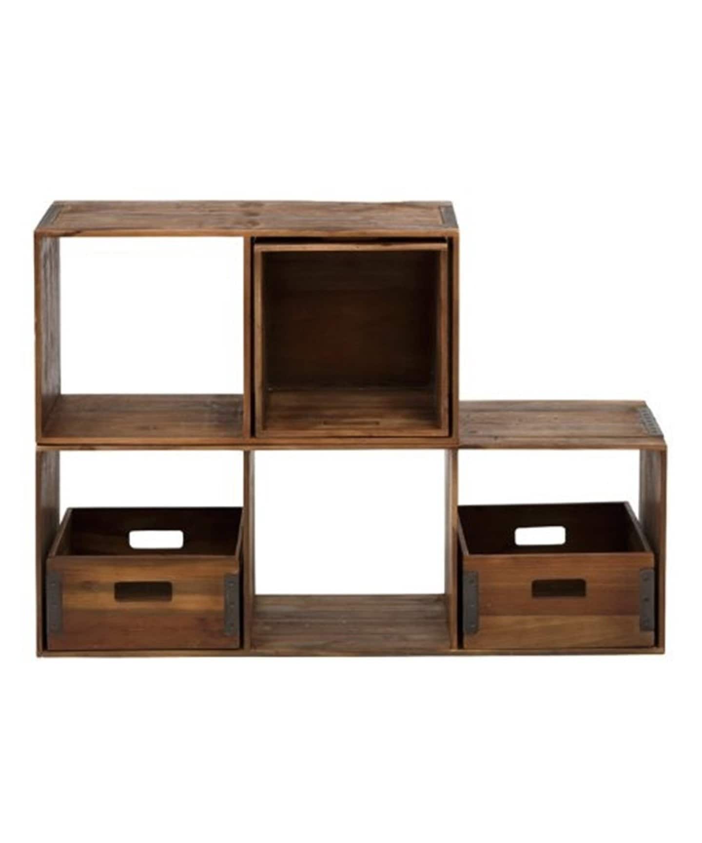 【セット買い用】ACME Furniture トロイオープンシェルフ　L 送料無料】 ACME Furniture トロイ オープンシェルフ 幅350×奥行