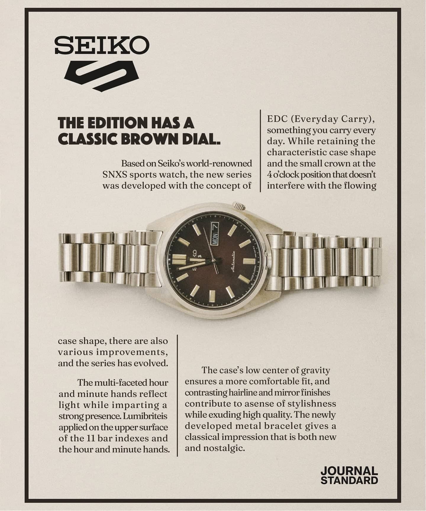 SEIKO / セイコー 5 SPORTS 別注 SNXS LIMITED（新品）｜JOURNAL