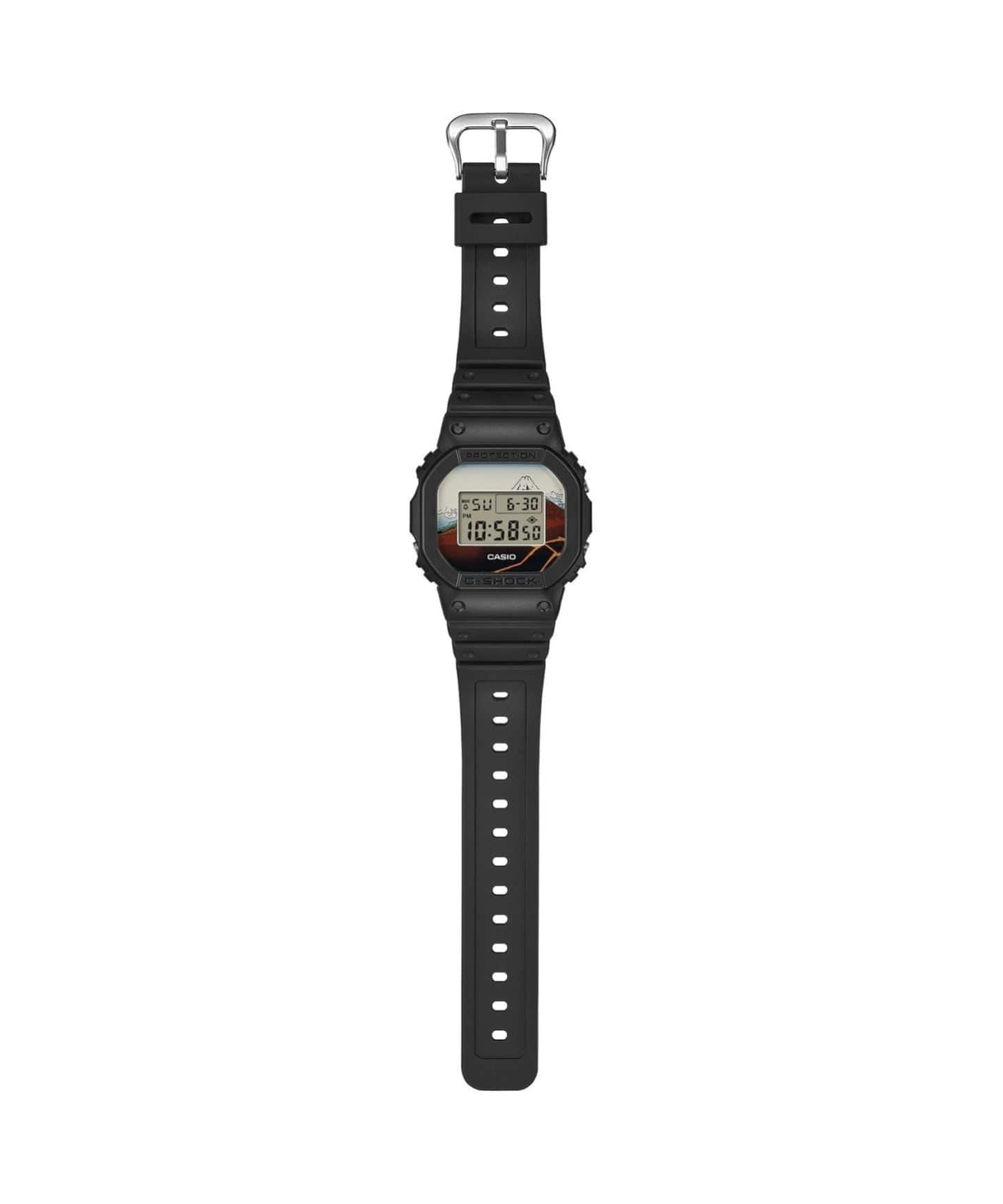 【新品】DW-5600KHFM25-1JR【G-SHOCK】 ORIGIN(G-SHOCK) G-SHOCK 葛飾北斎「深川万年橋下」 DW-5600KHFM25-1JR