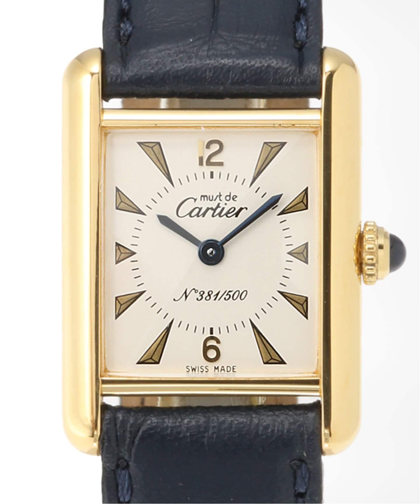 カルティエmust de Cartier 1960年代 ヴィンテージ Cartier / カルティエ】must de Cartier Tank SM Central Gray
