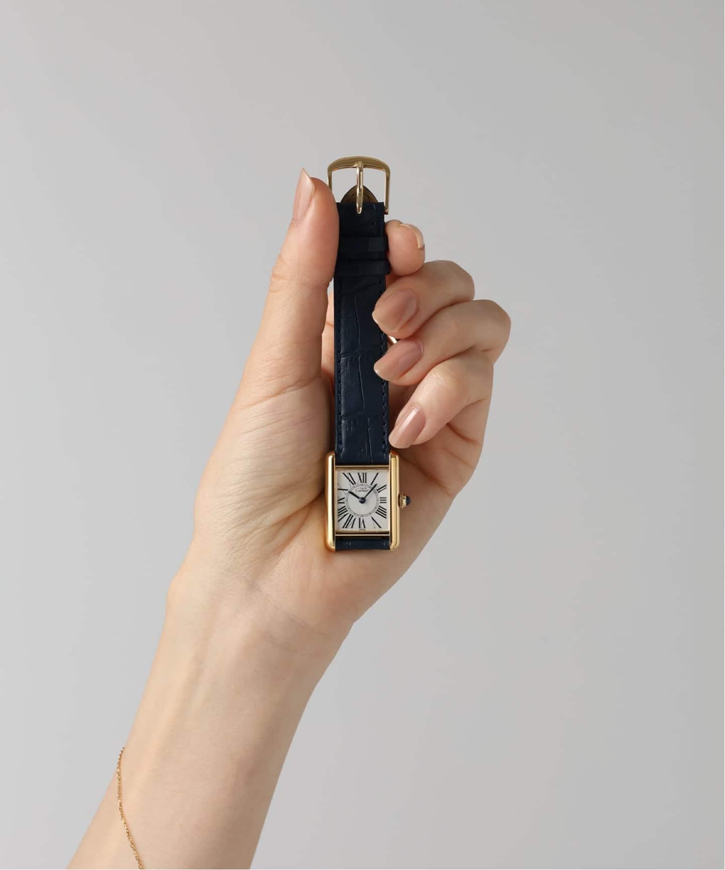 Cartier / カルティエ】must de Cartier Tank SM Opaline