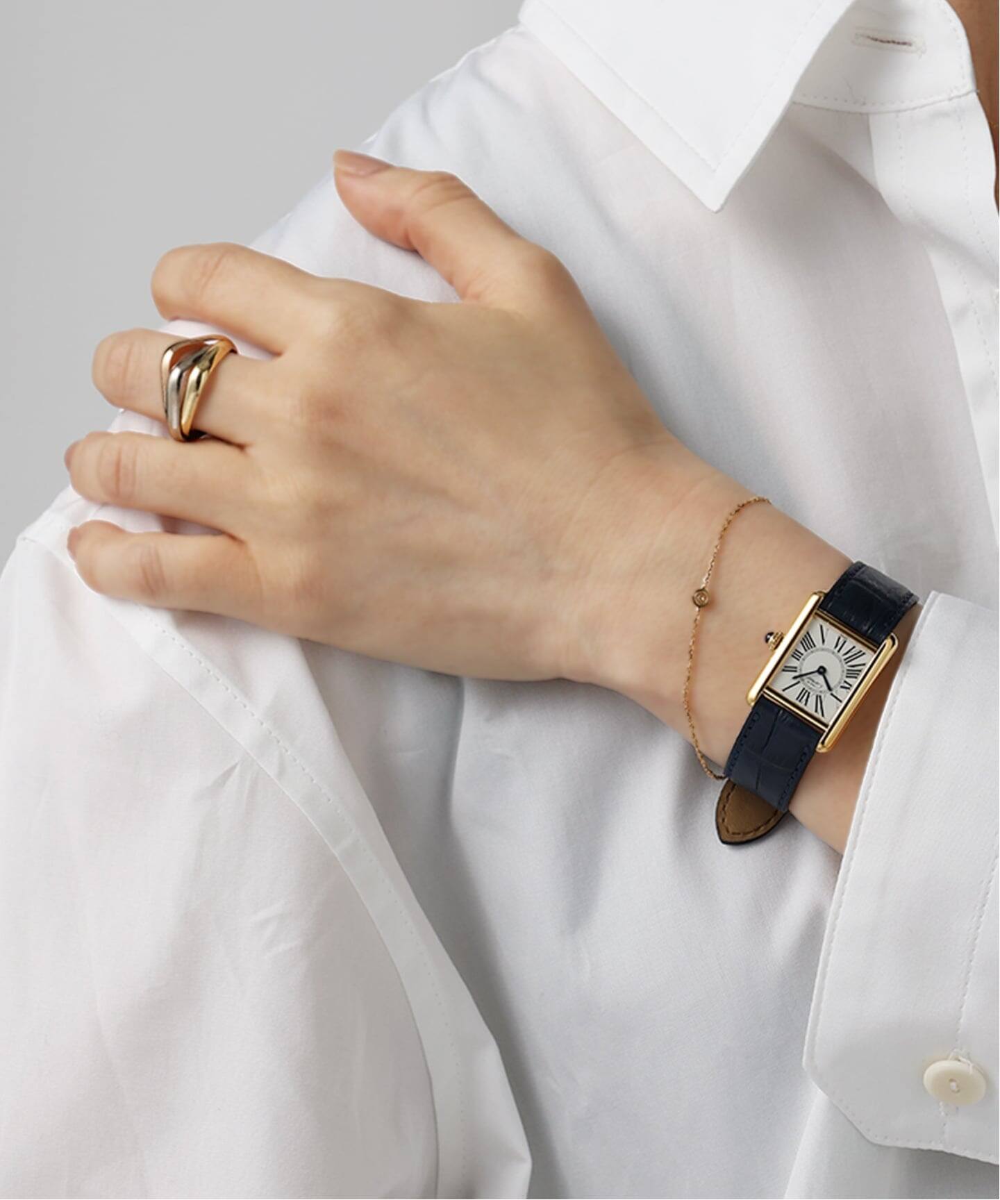 Cartier / カルティエ】must de Cartier Tank SM Opaline
