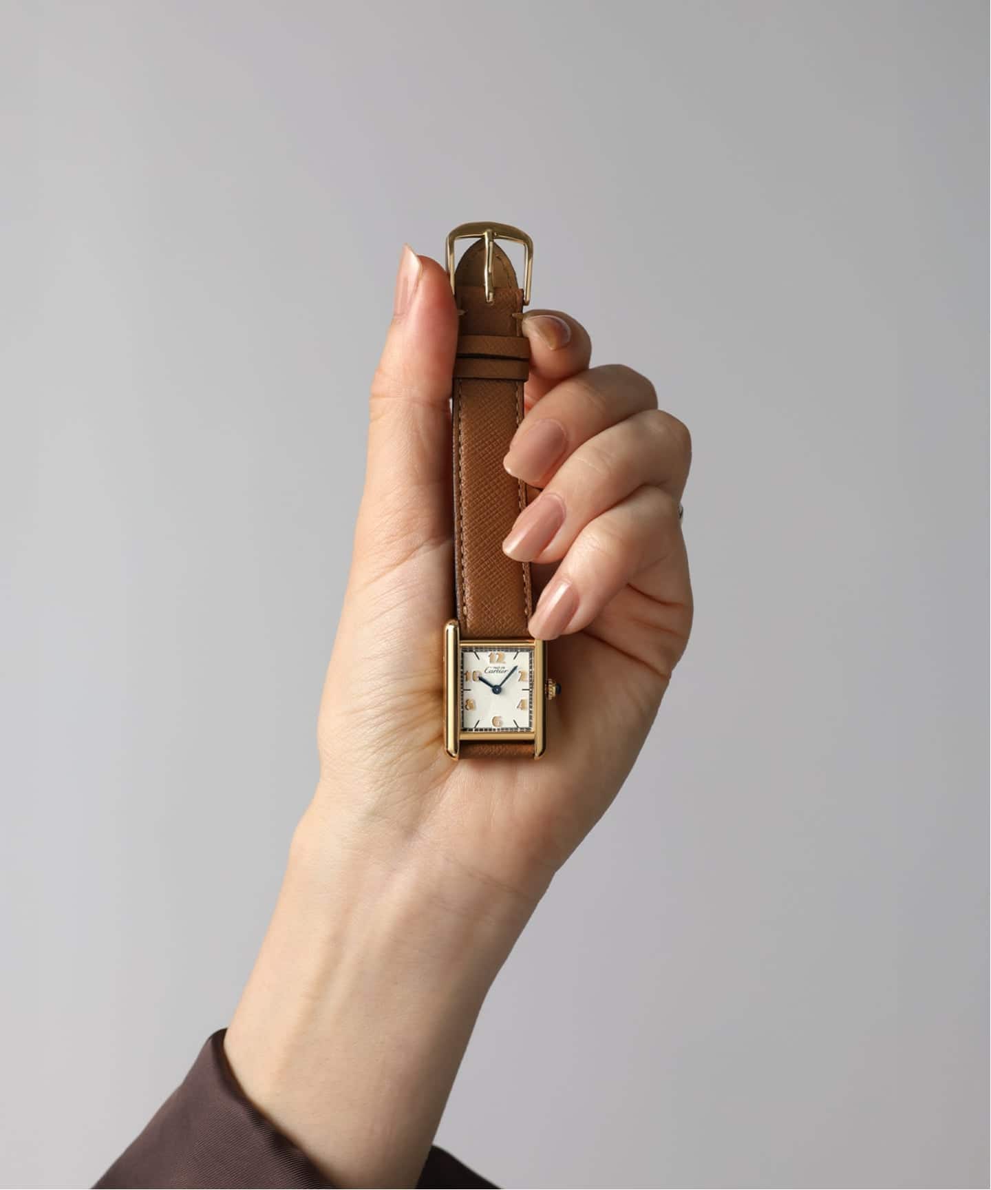 Cartier / カルティエ】must de Cartier Tank SM 6P arabic