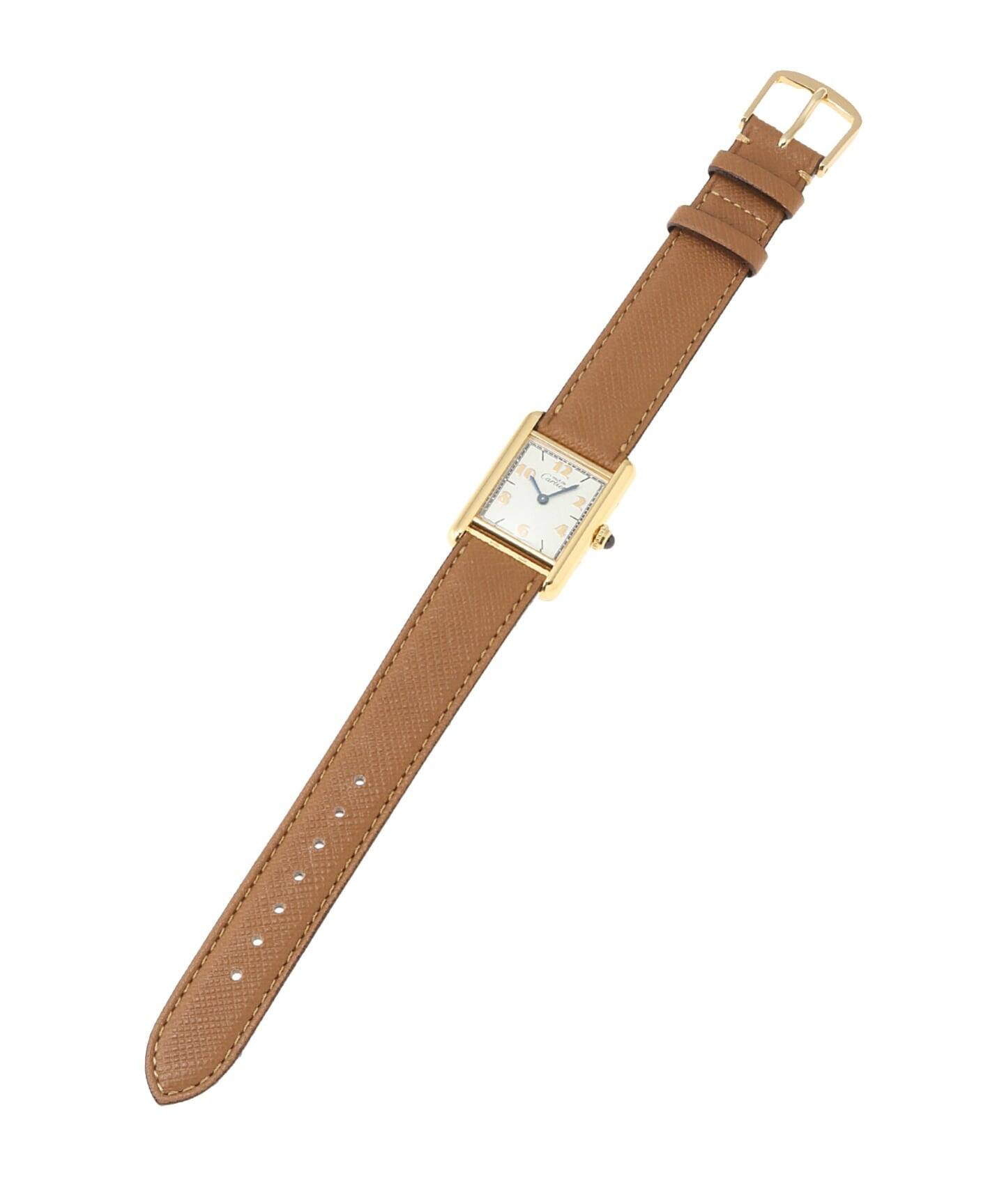 Cartier / カルティエ】must de Cartier Tank SM 6P arabic