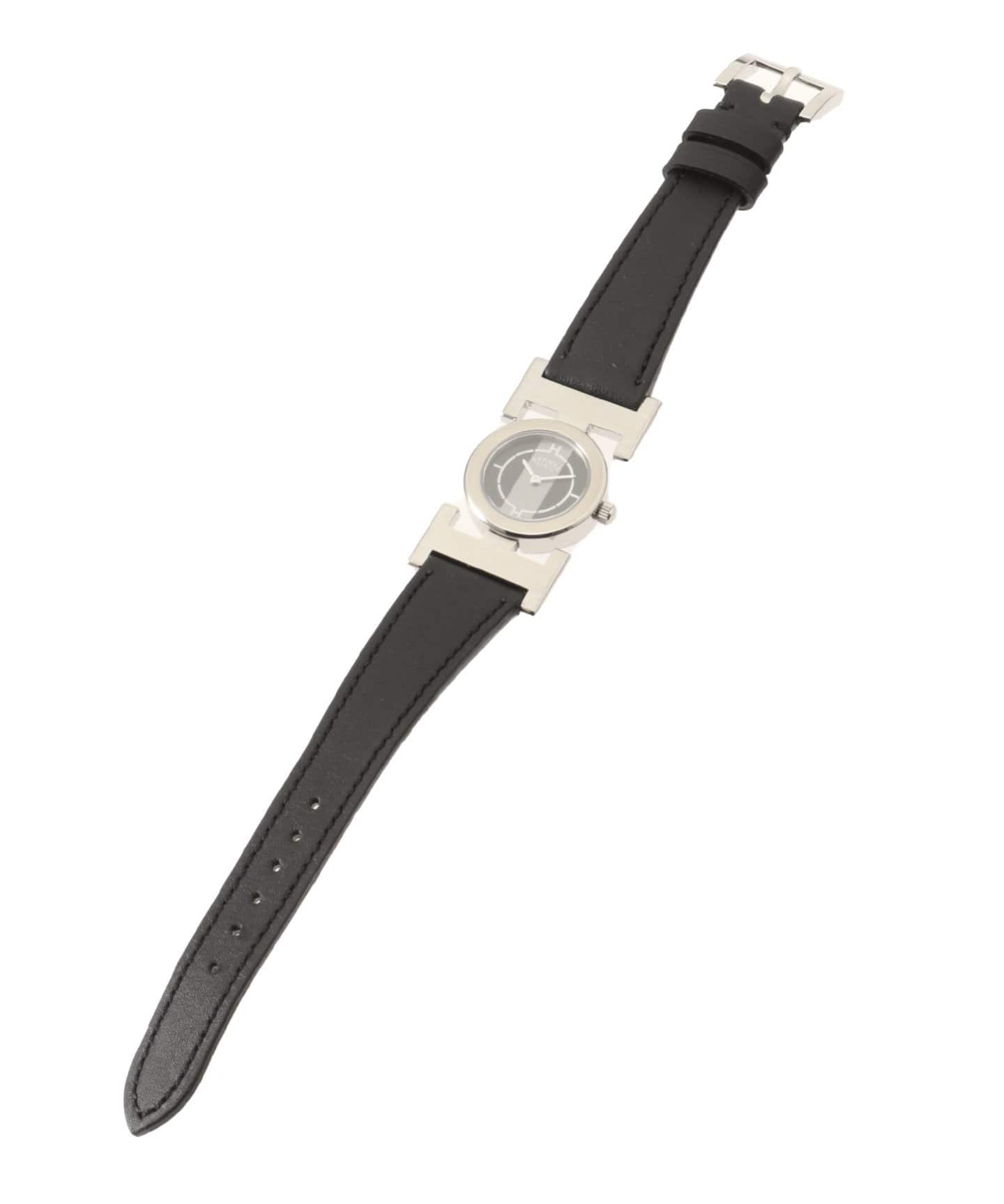 HERMES Paprika Black dial / Black leather（ヴィンテージ