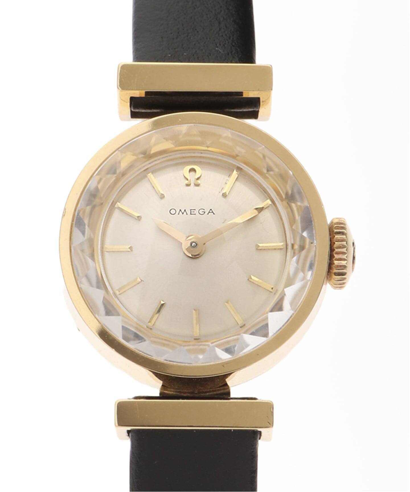 OMEGA Cut glass 18K Yellow gold（ヴィンテージ）｜HIROB（ヒロブ）の