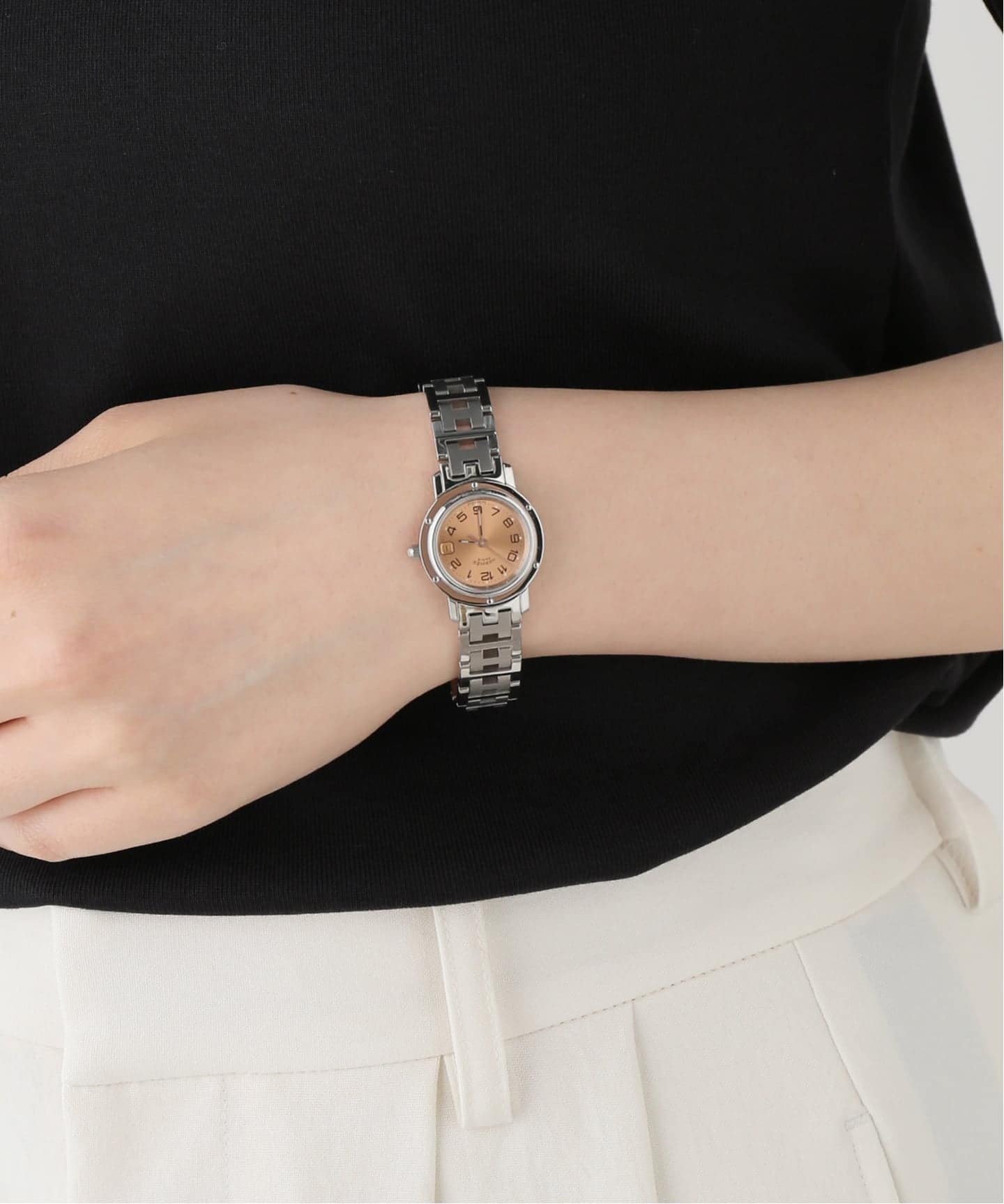 HERMES Clipper / Pink dial（ヴィンテージ）｜HIROB（ヒロブ）の通販