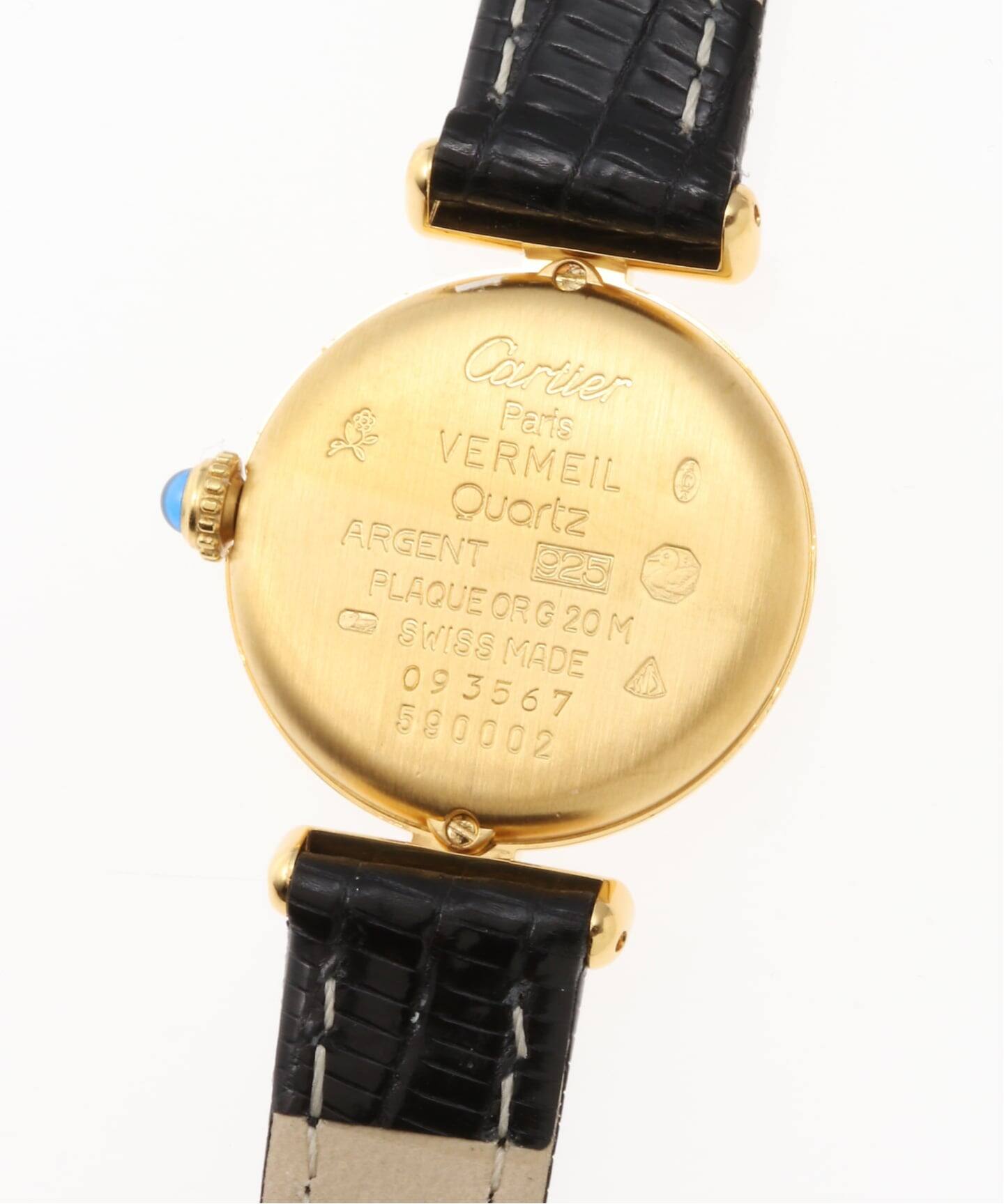 カルティエ Cartier マストコリゼ　HIROB 腕時計 レザー Cartier / カルティエ】must de Cartier Colisee Diamond index