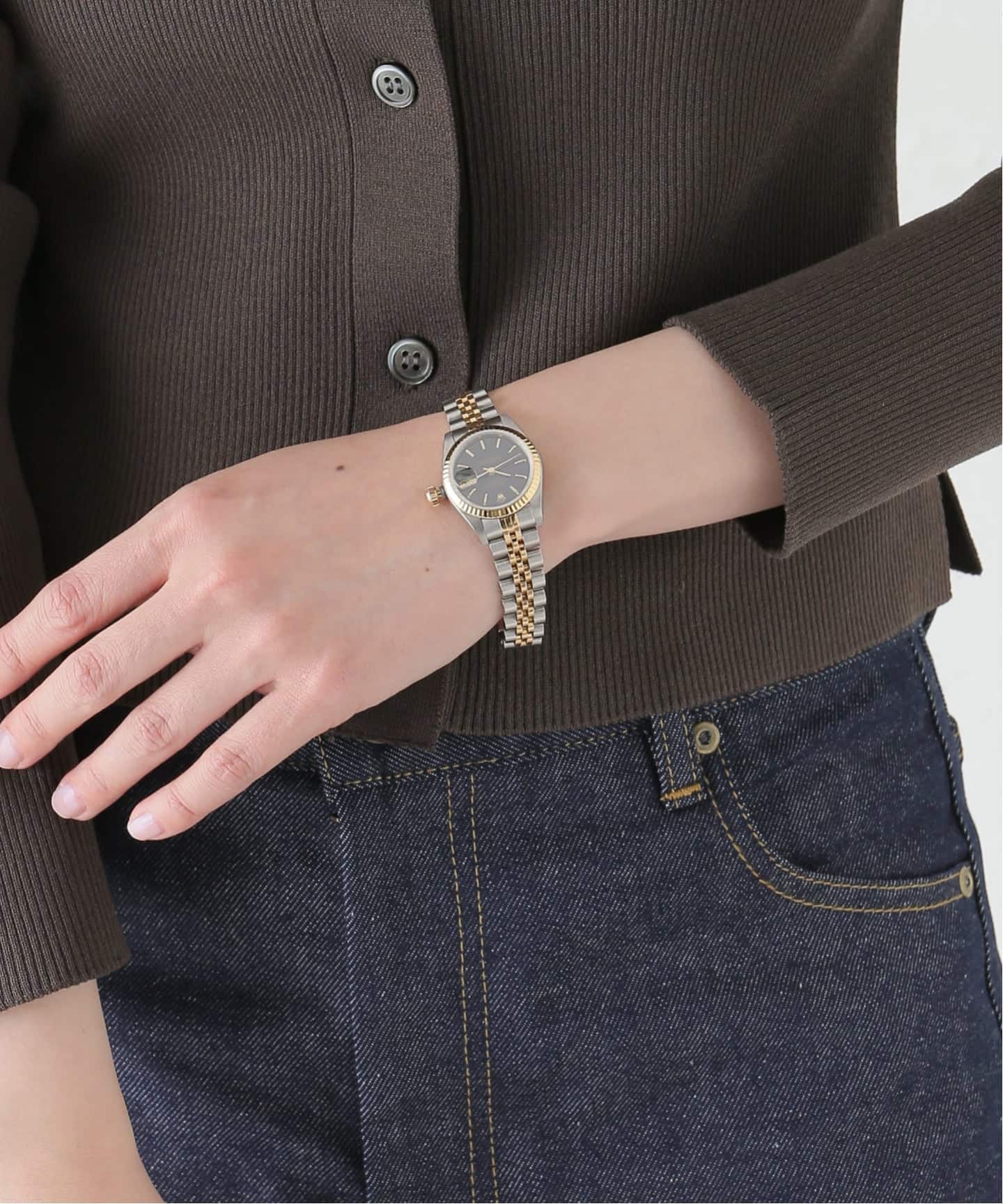 ROLEX Oyster Datejust Combination / Black（ヴィンテージ）｜HIROB