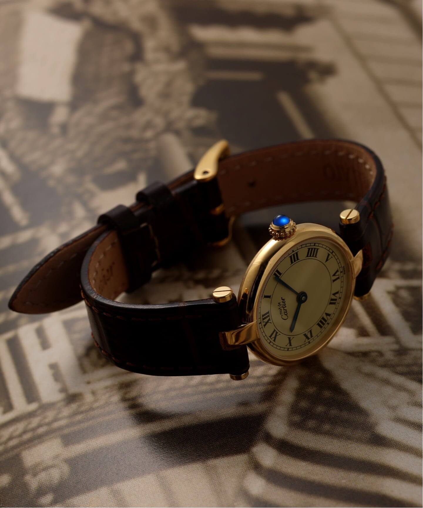 Cartier / カルティエ】must de Cartier Vendome SM Ivory roman