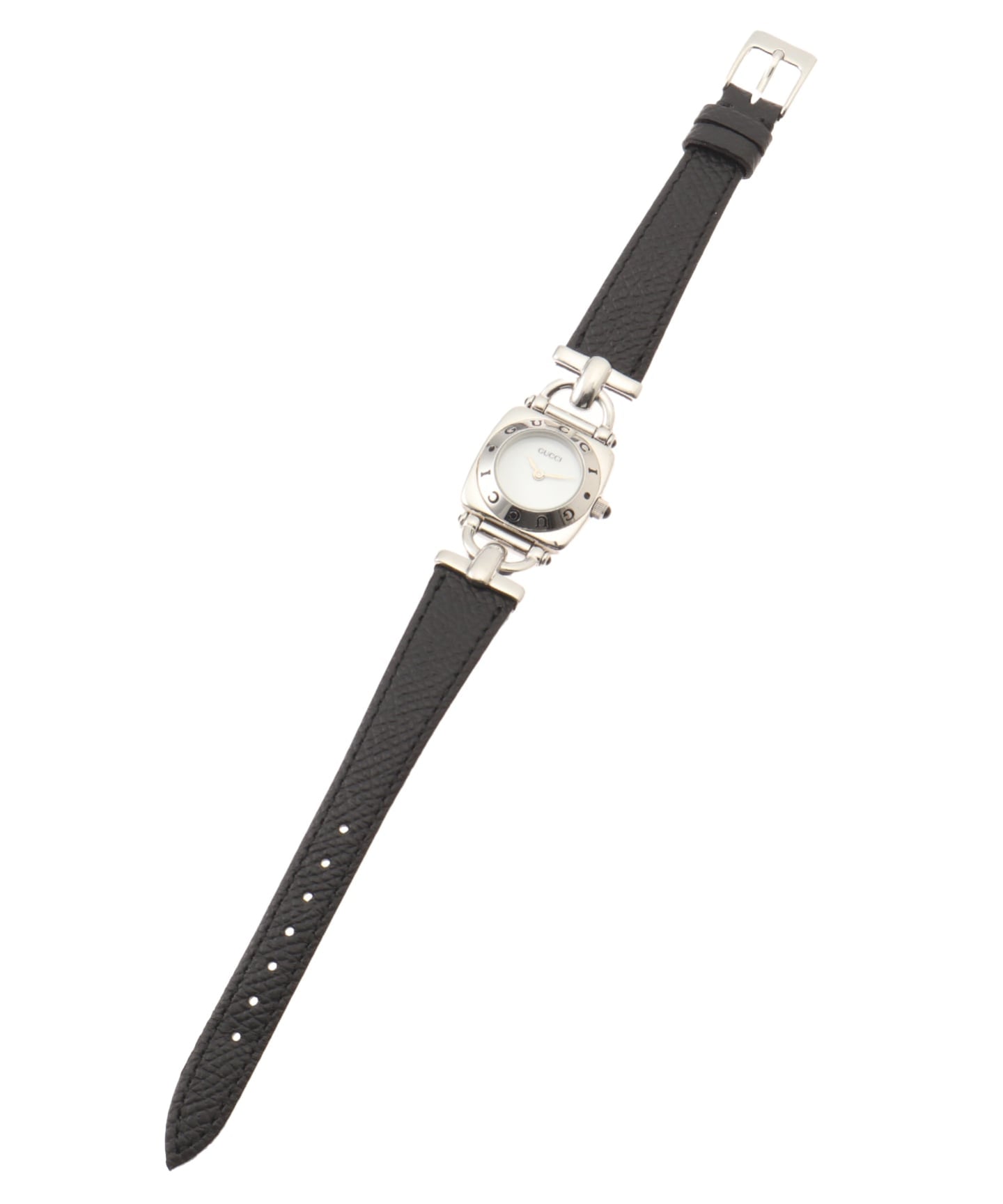 339☆美品☆ GUCCI 6300L レディース 腕時計 シルバー 黒文字盤 GUCCI 6300L（ヴィンテージ）｜HIROB（ヒロブ）の通販