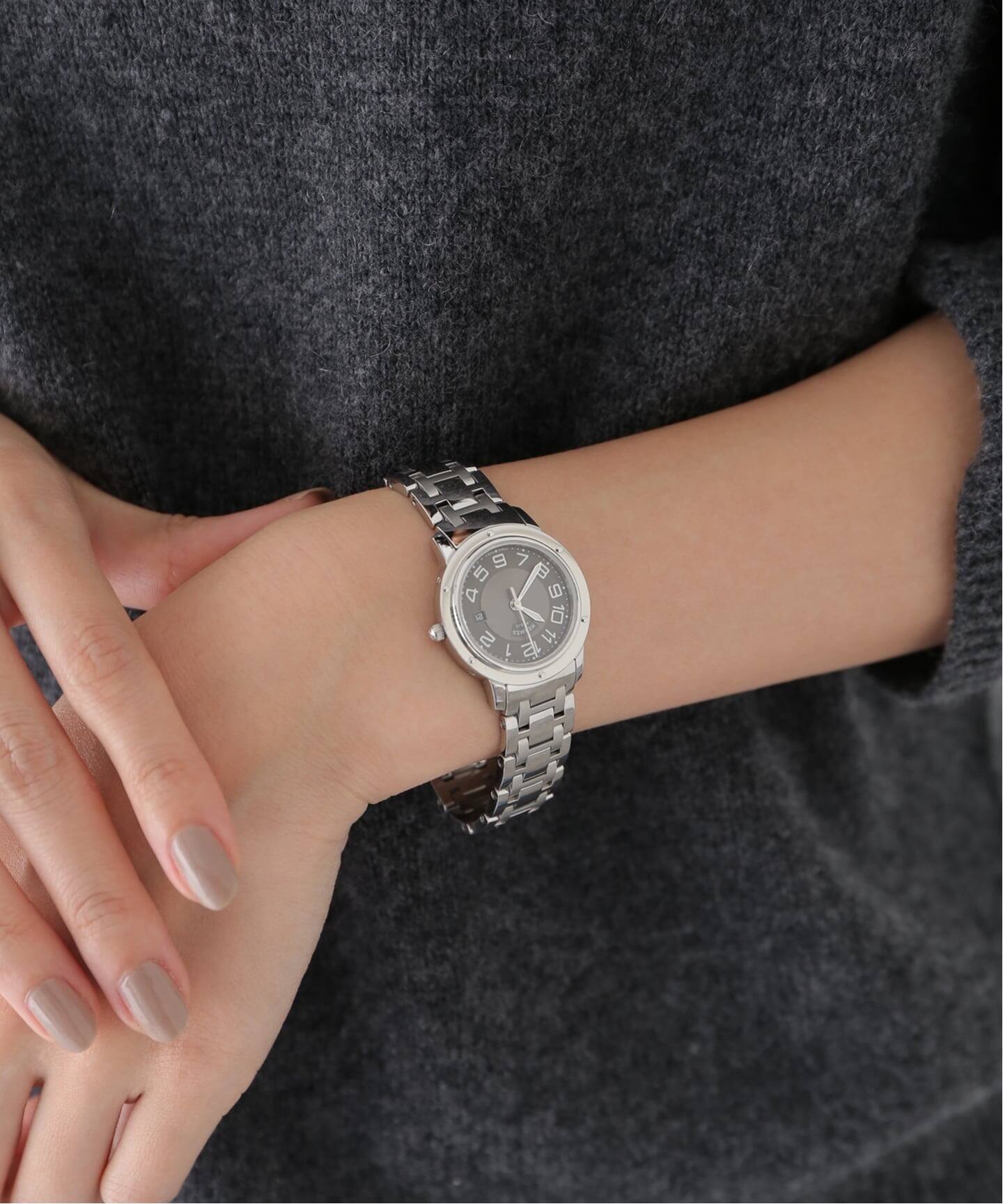 エルメス　クリッパー　ダークグレー HERMES / エルメス】Clipper gray（ヴィンテージ）｜HIROB（ヒロブ）の