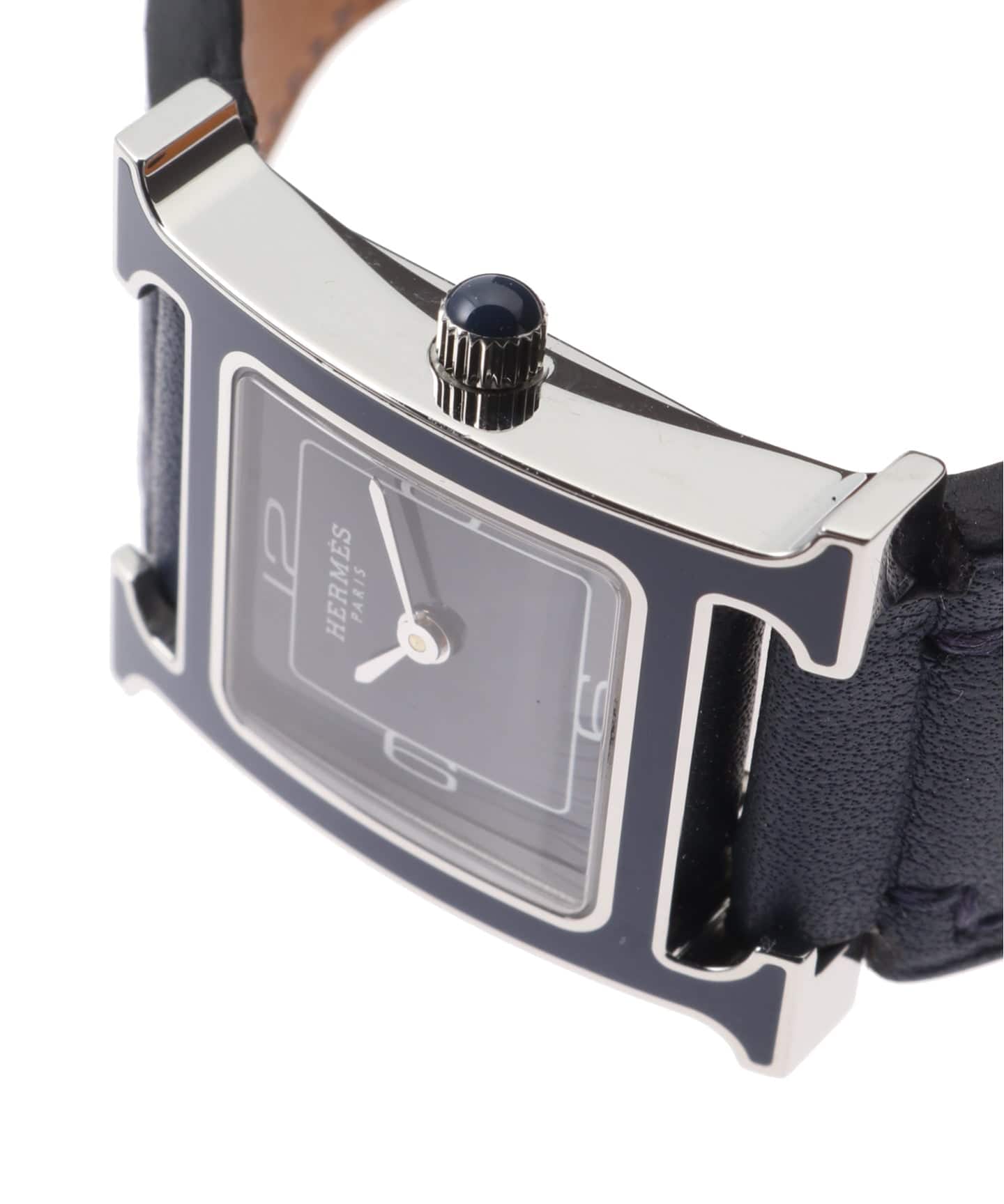 HERMES / エルメス】H Watch Navy Enamel（ヴィンテージ）｜HIROB