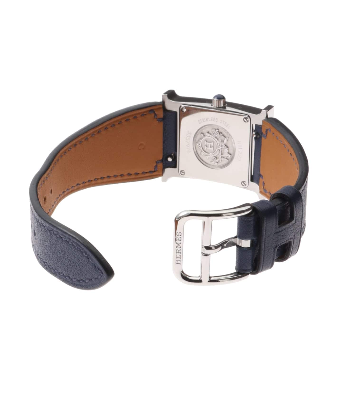 HERMES / エルメス】H Watch Navy Enamel（ヴィンテージ）｜HIROB
