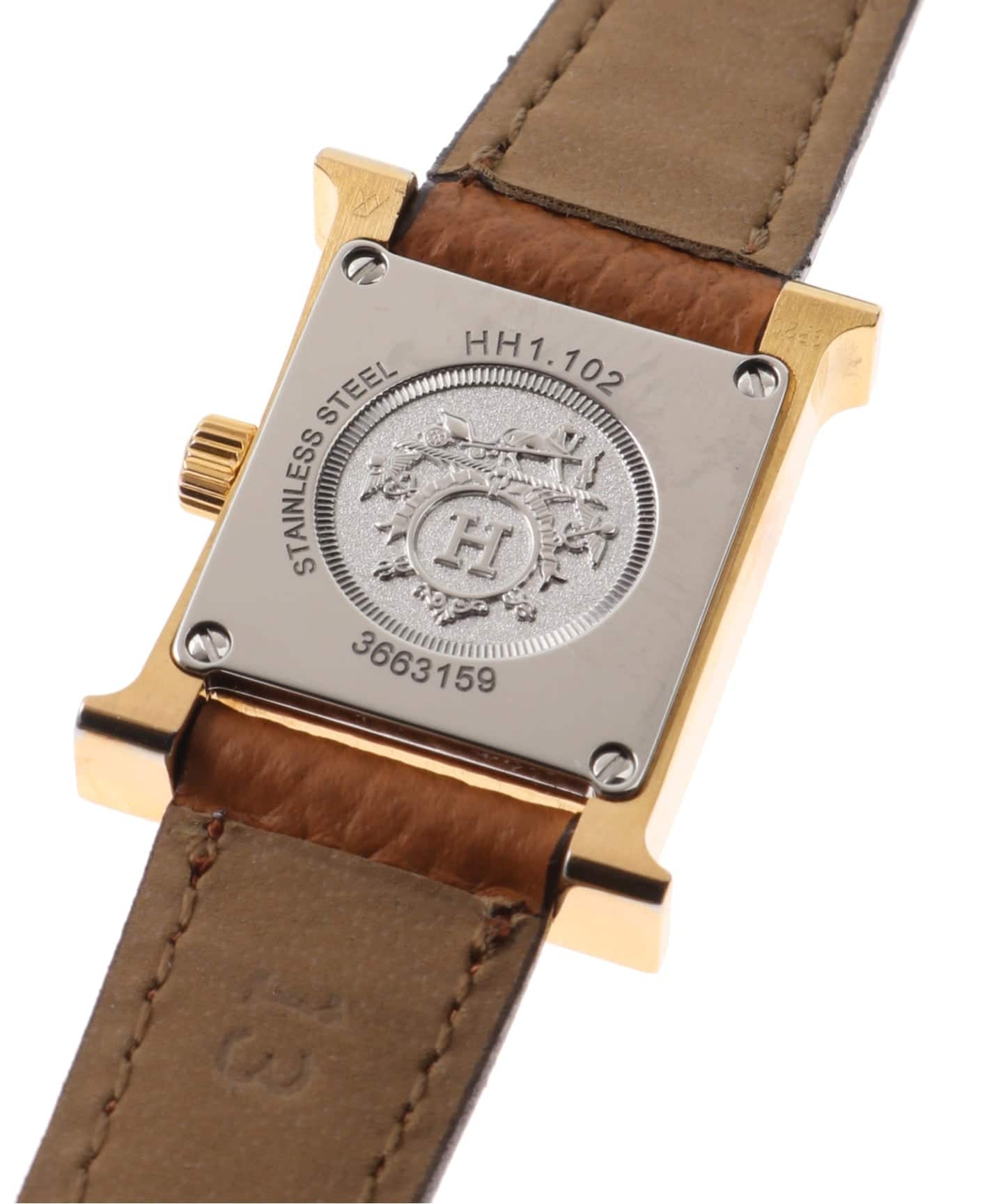 HERMES / エルメス】mini H Watch / 1P Diamond（ヴィンテージ