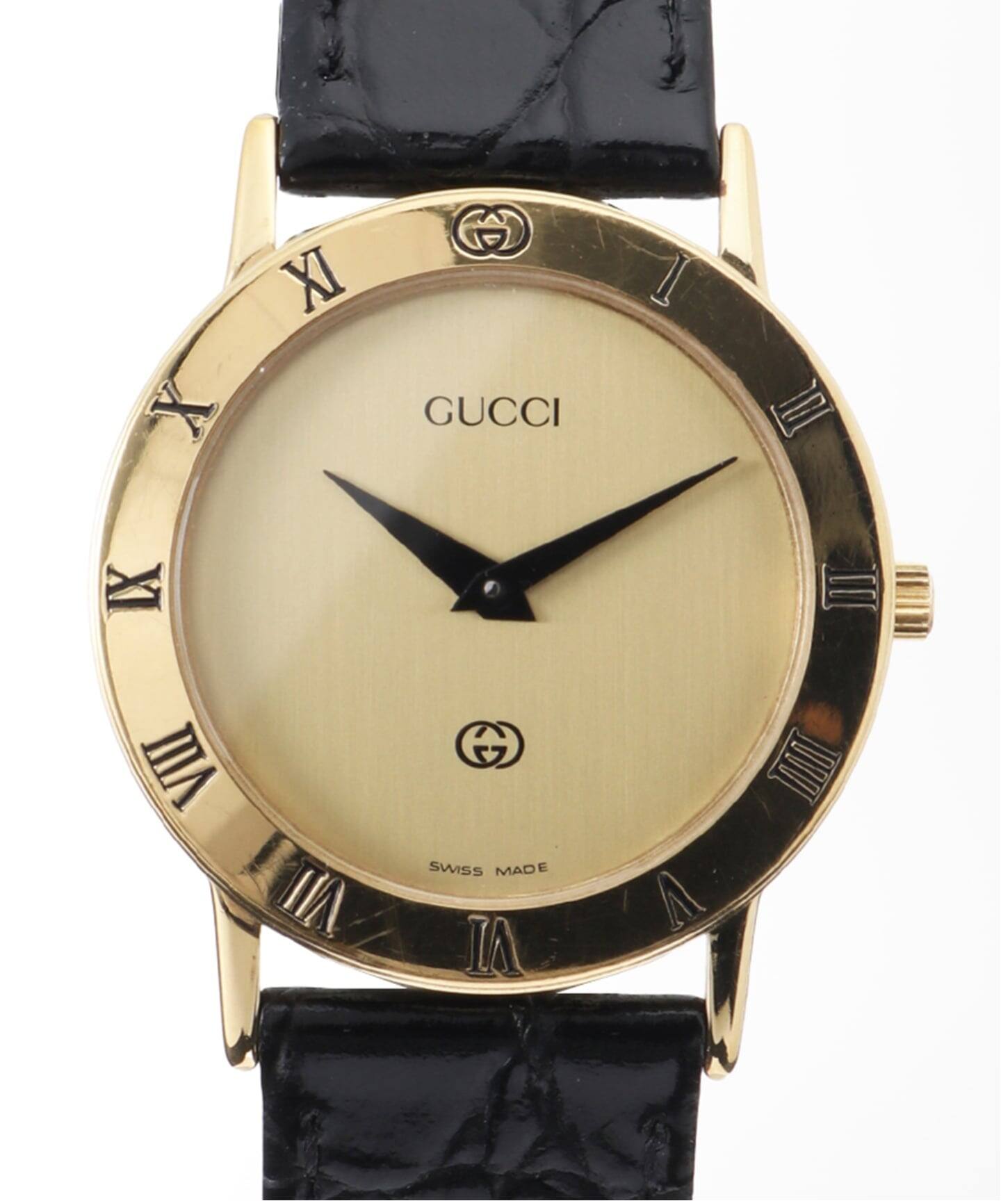 GUCCI時計 GUCCI グッチ レディース腕時計 クオーツ デイト シルバー